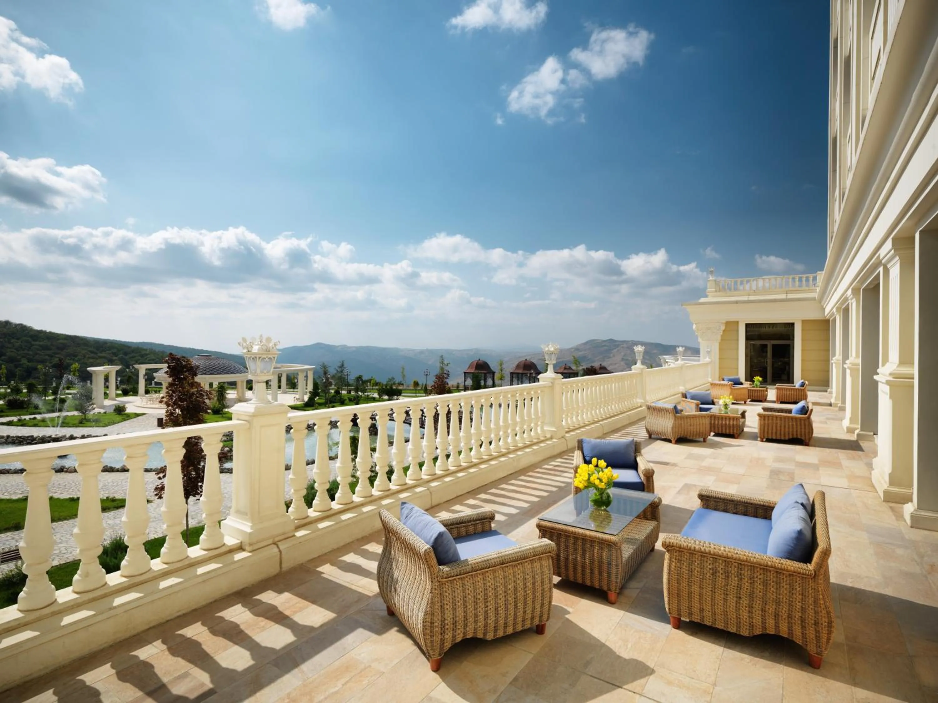 Balcony/Terrace in Shamakhi Palace Sharadil