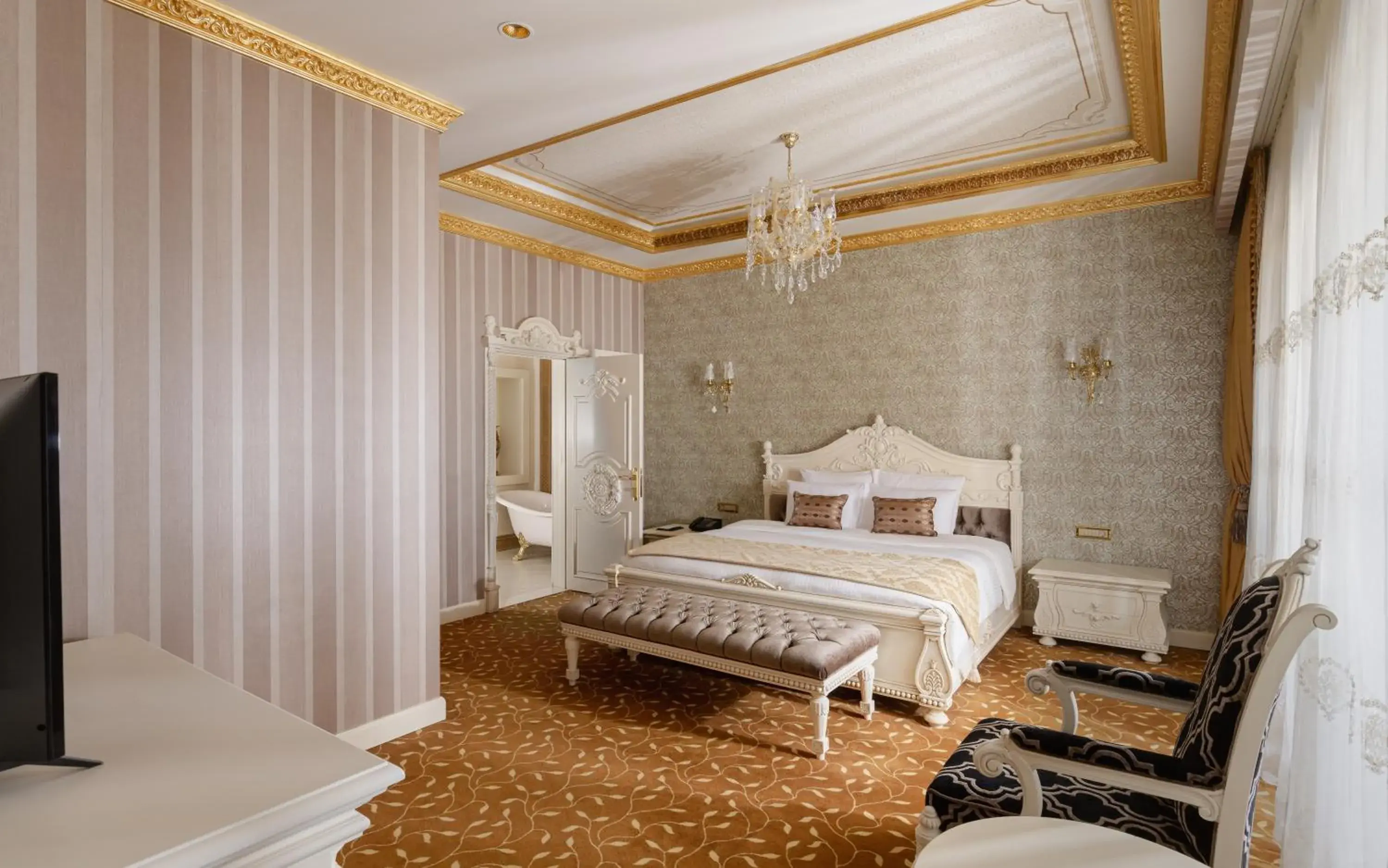 Bedroom, Bed in Shamakhi Palace Sharadil Bedroom, Bed in Shamakhi Palace Sharadil