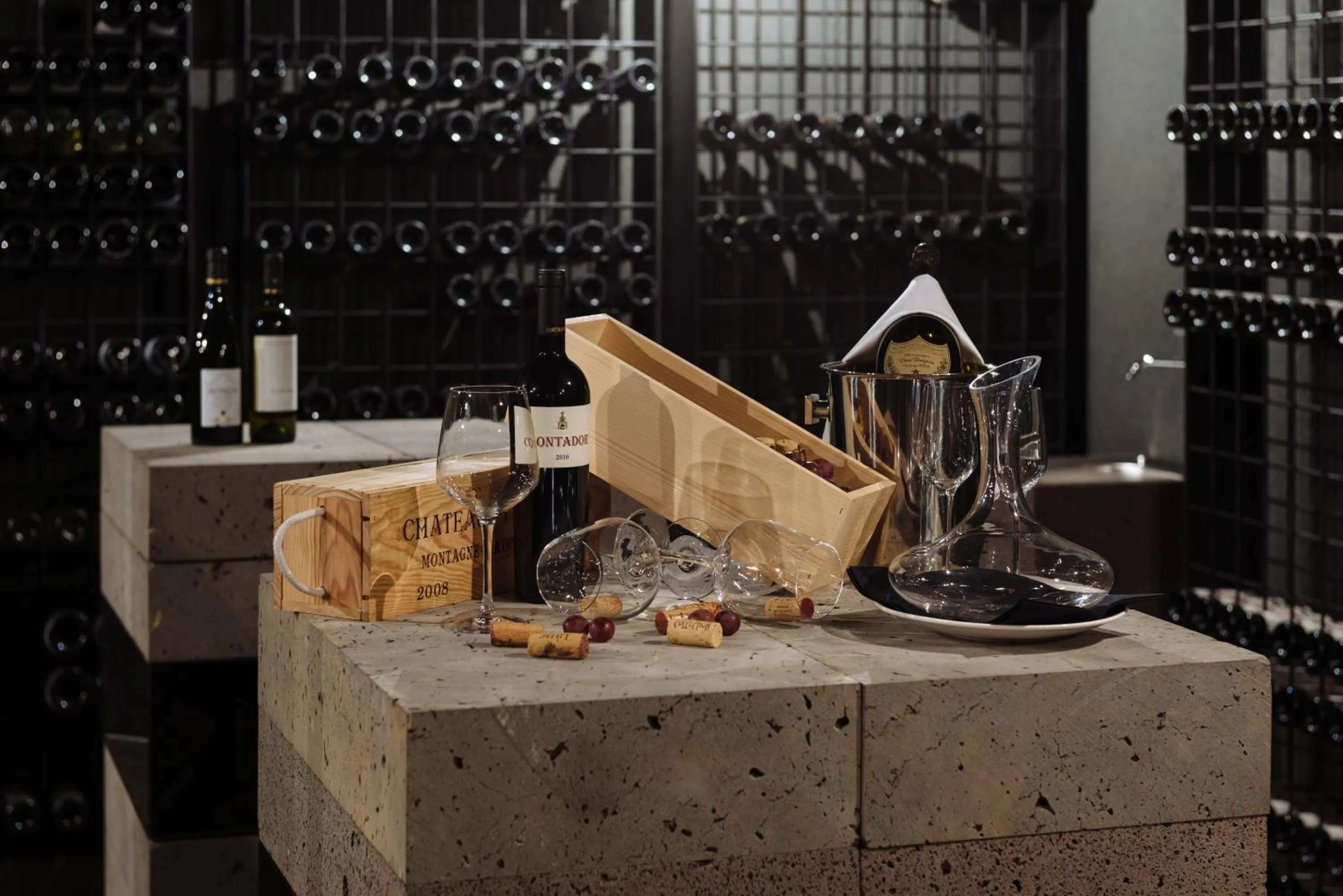 Alcoholic drinks in Villa Csonka by Privo