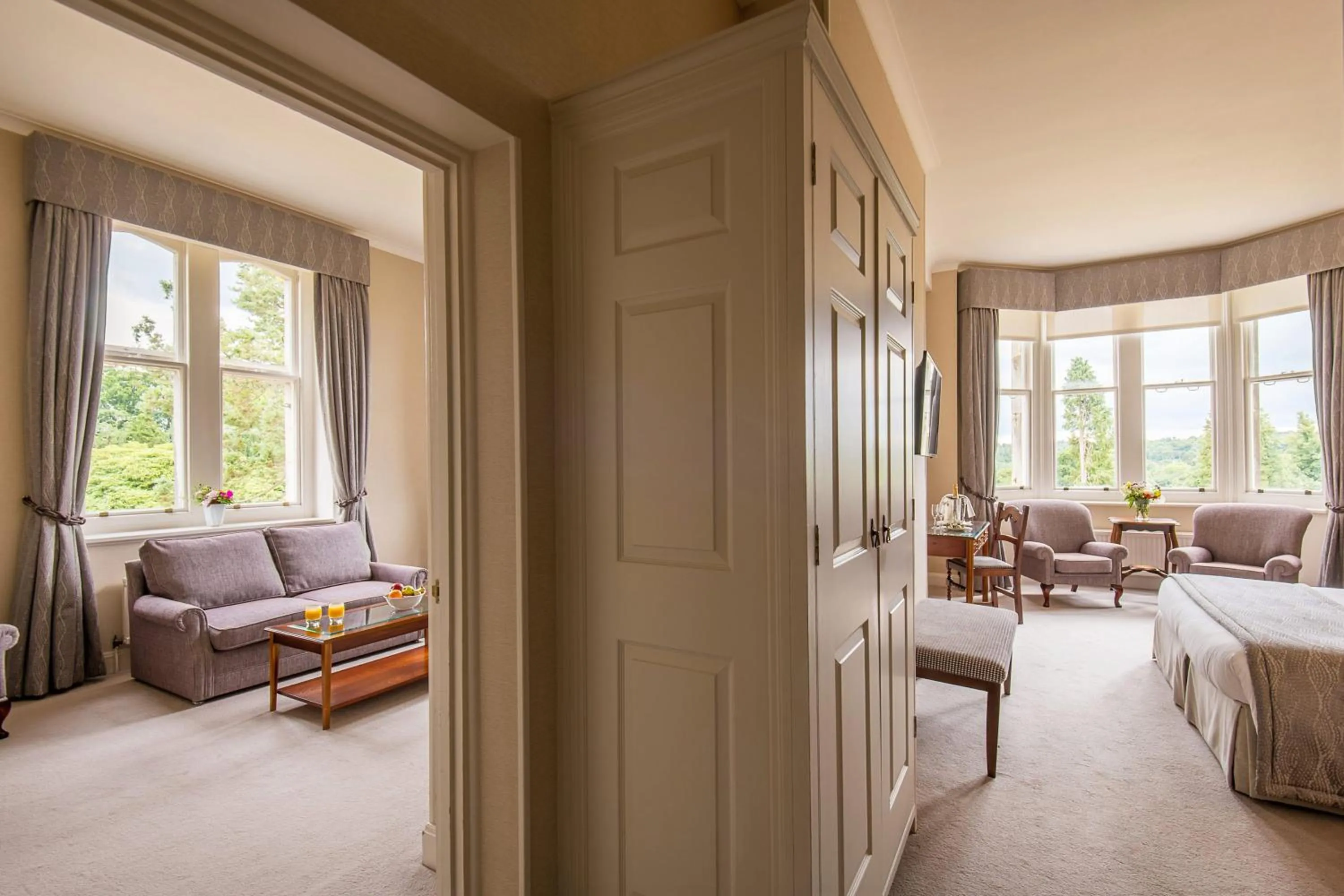 Bedroom in Ashdown Park Hotel