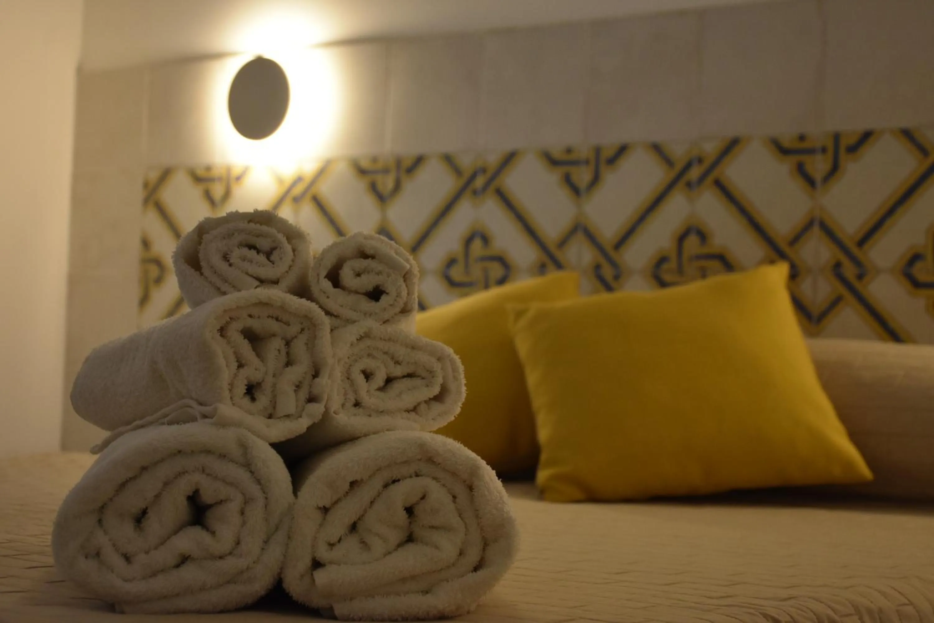 Bed in Hotel Villa del Sole