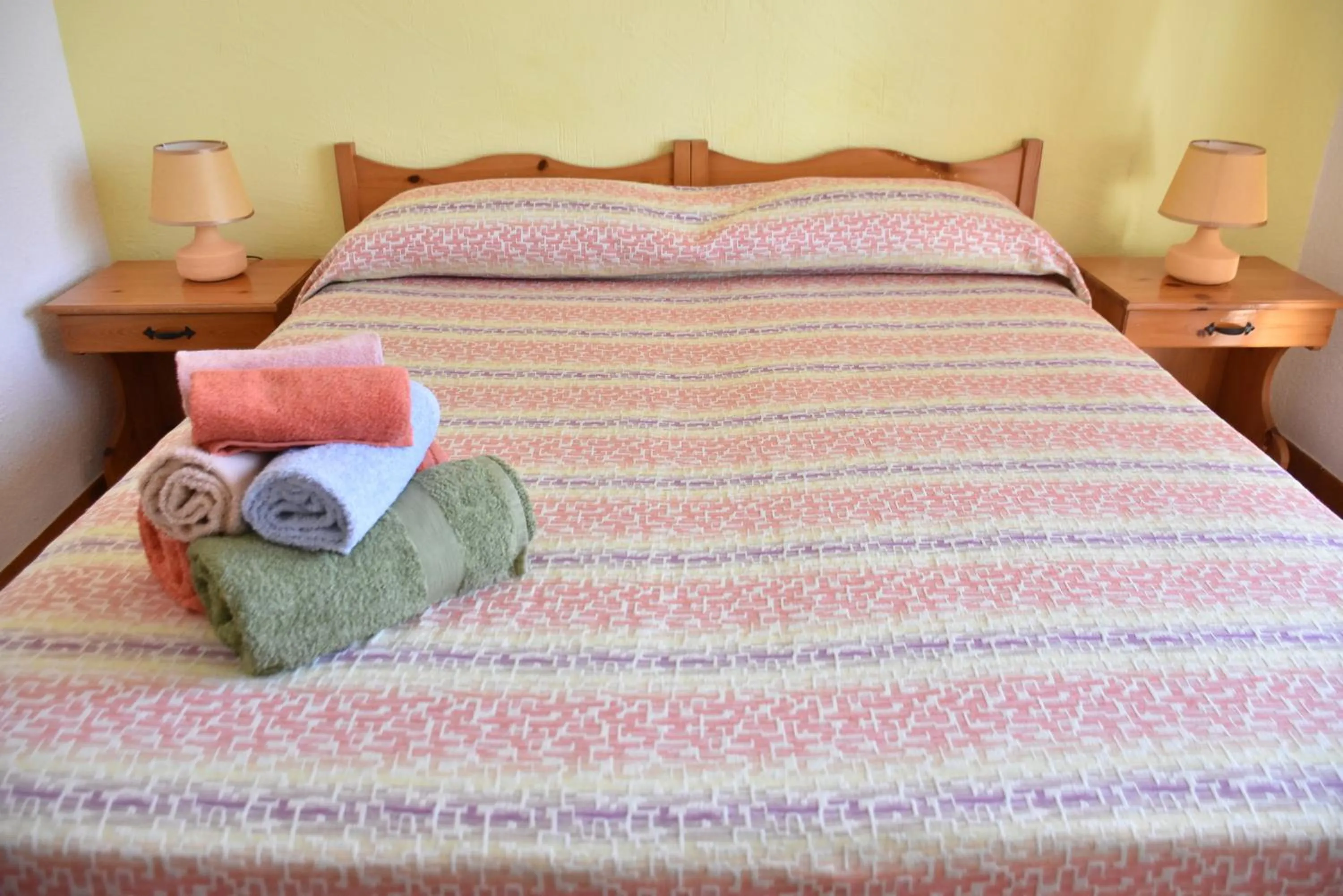 Bed in Hotel Villa del Sole