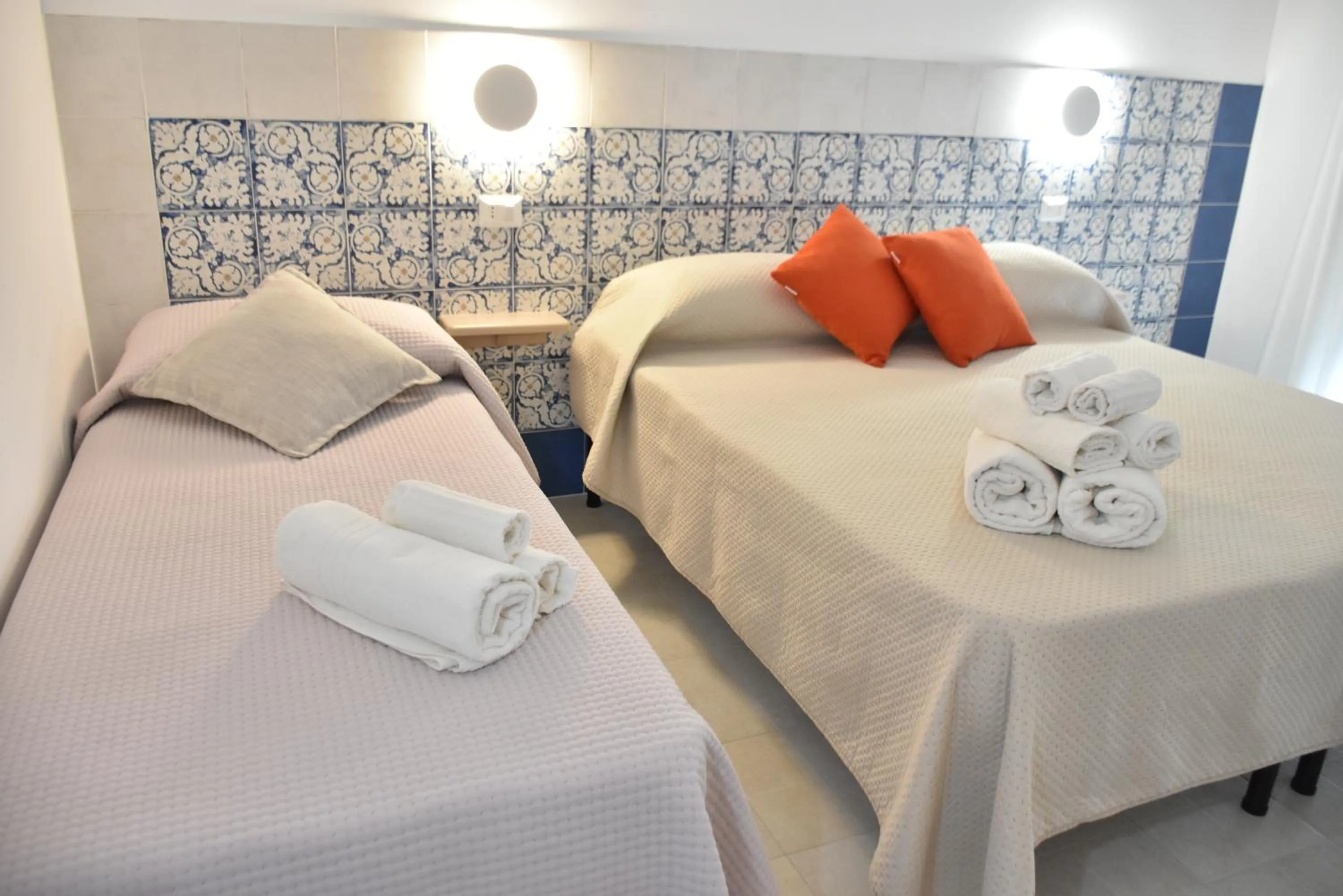 Bed in Hotel Villa del Sole