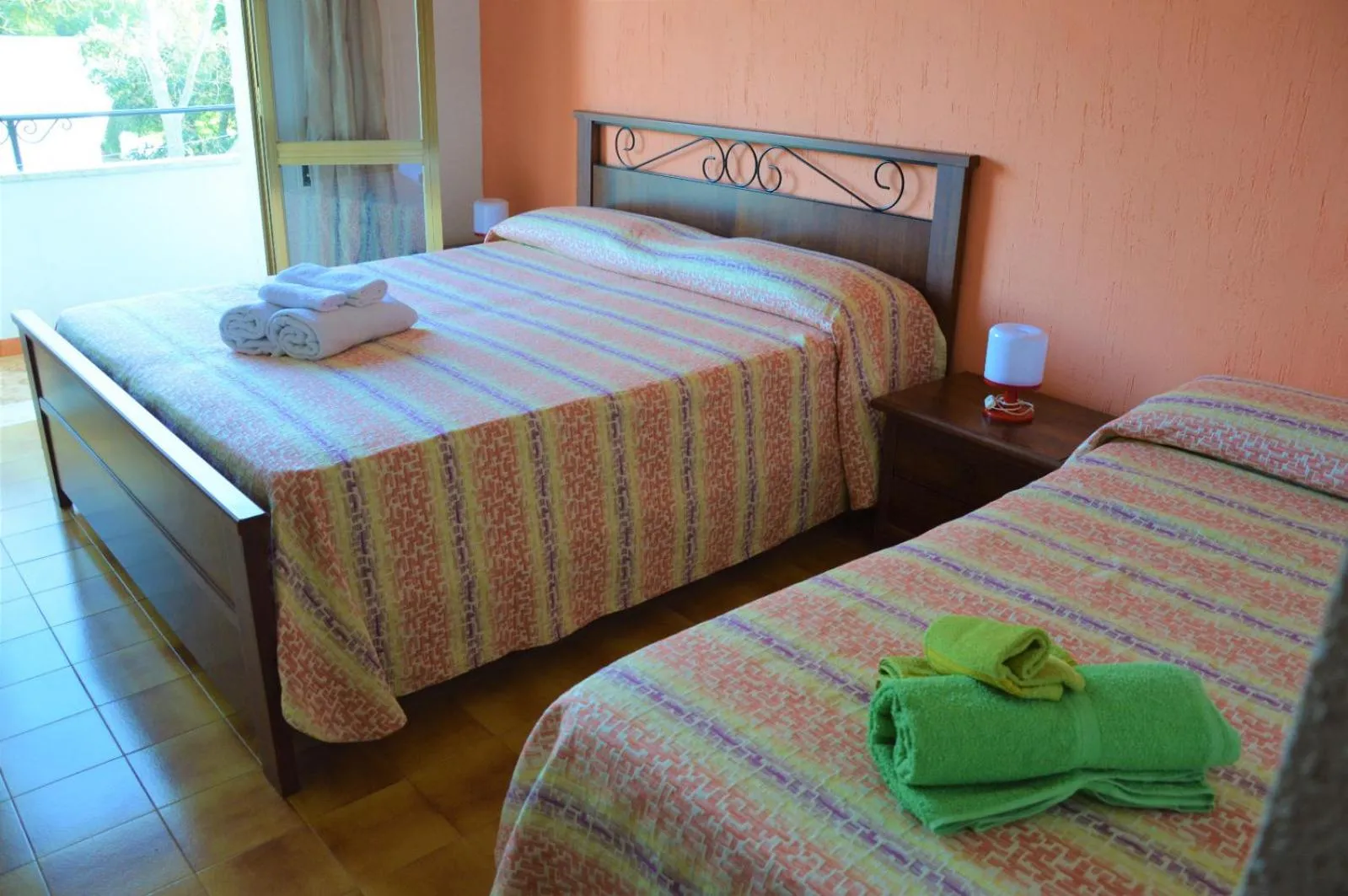 Bed in Hotel Villa del Sole