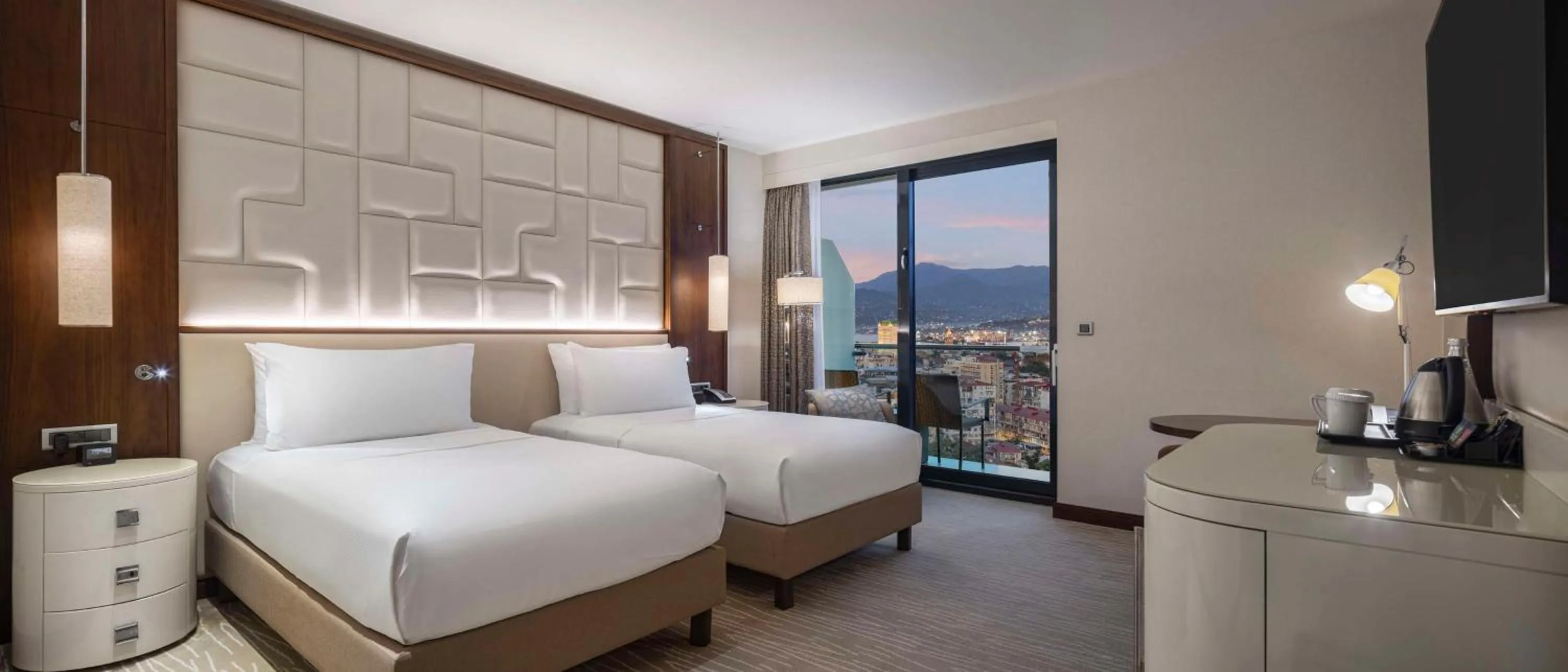 Bed in Hilton Batumi