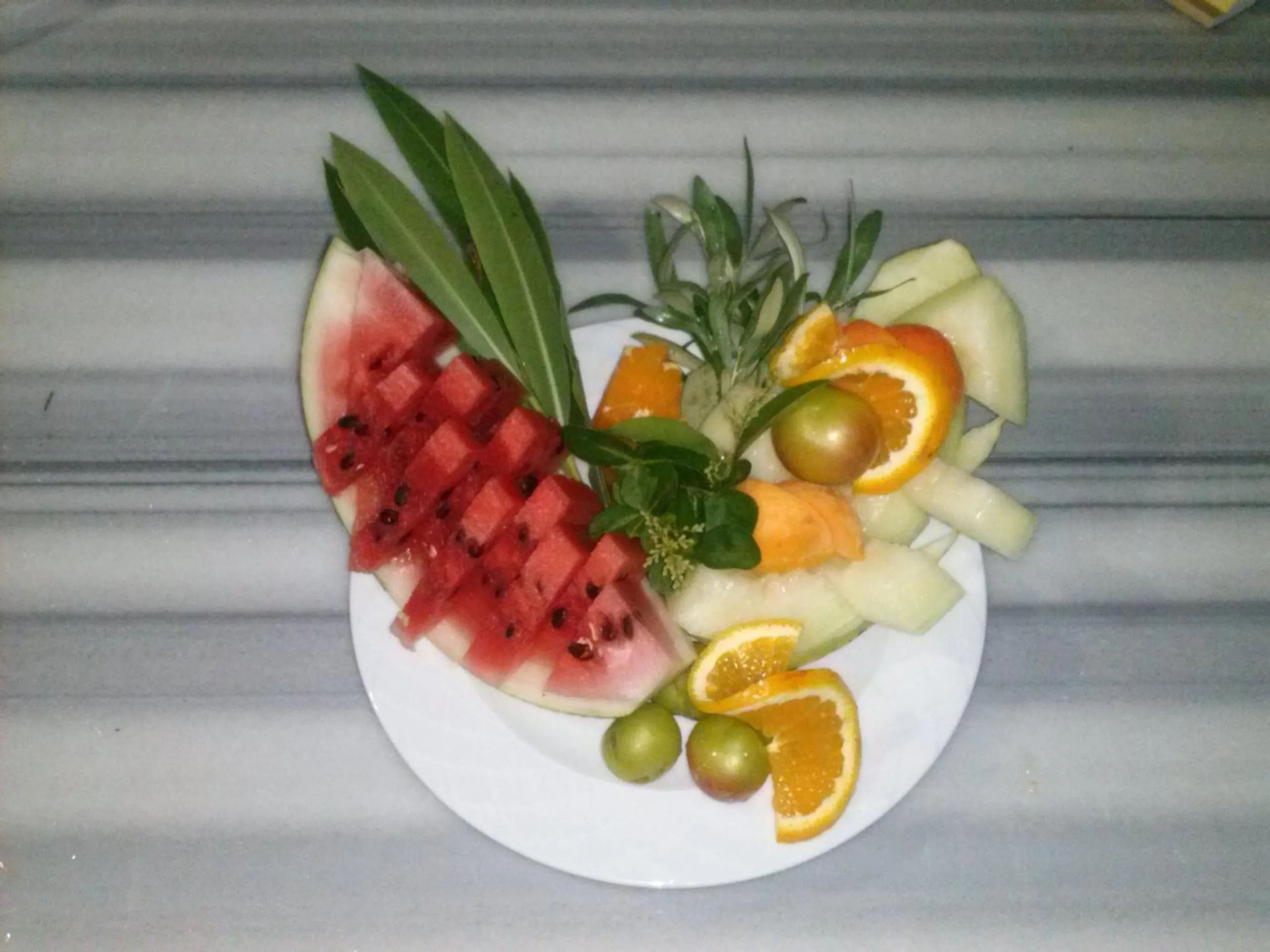 Food close-up in Hotel Grün