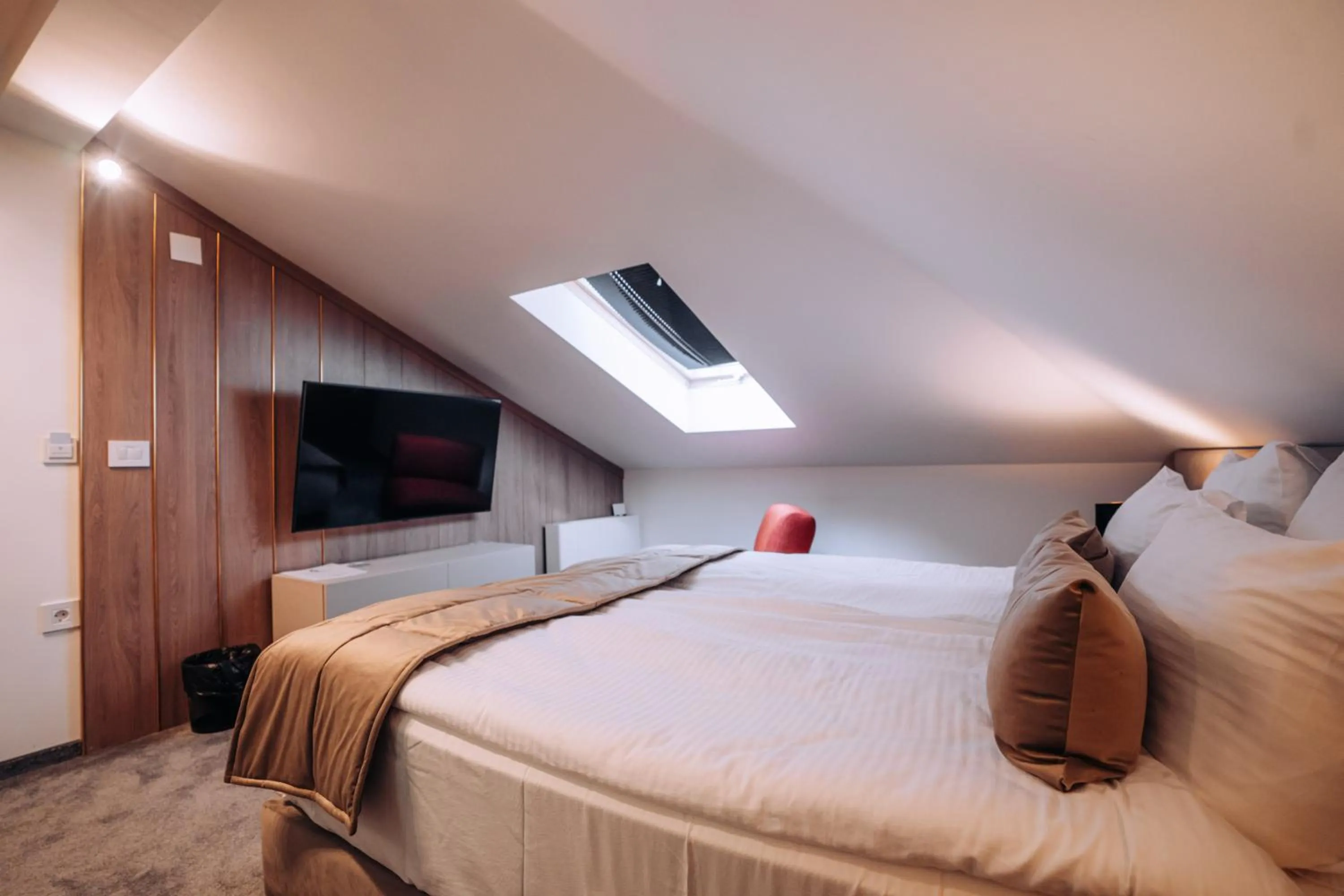 View (from property/room), Bed in Villa Pupin SARAISTE