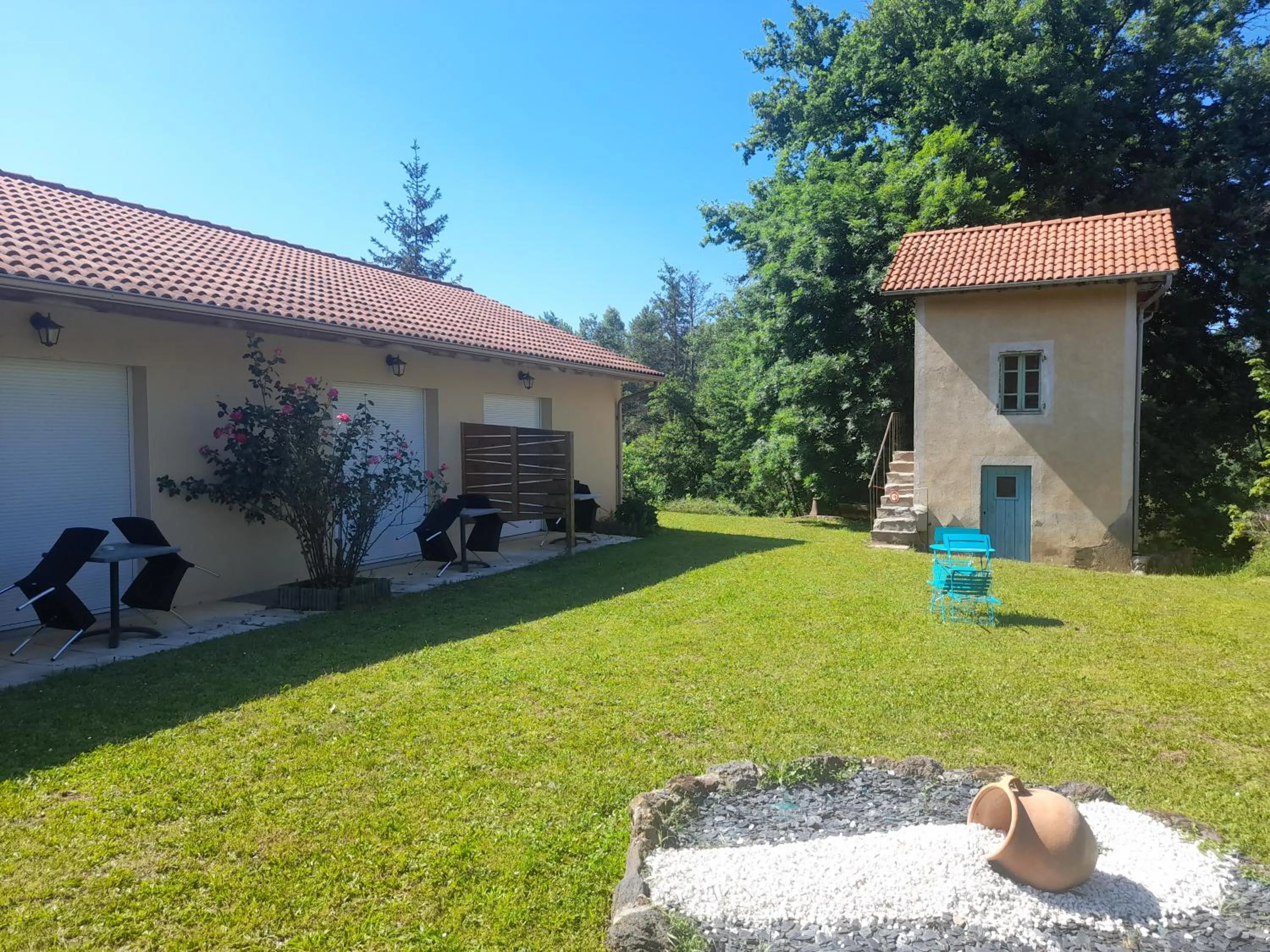 Garden in Hotel de l'Ile d'Amour