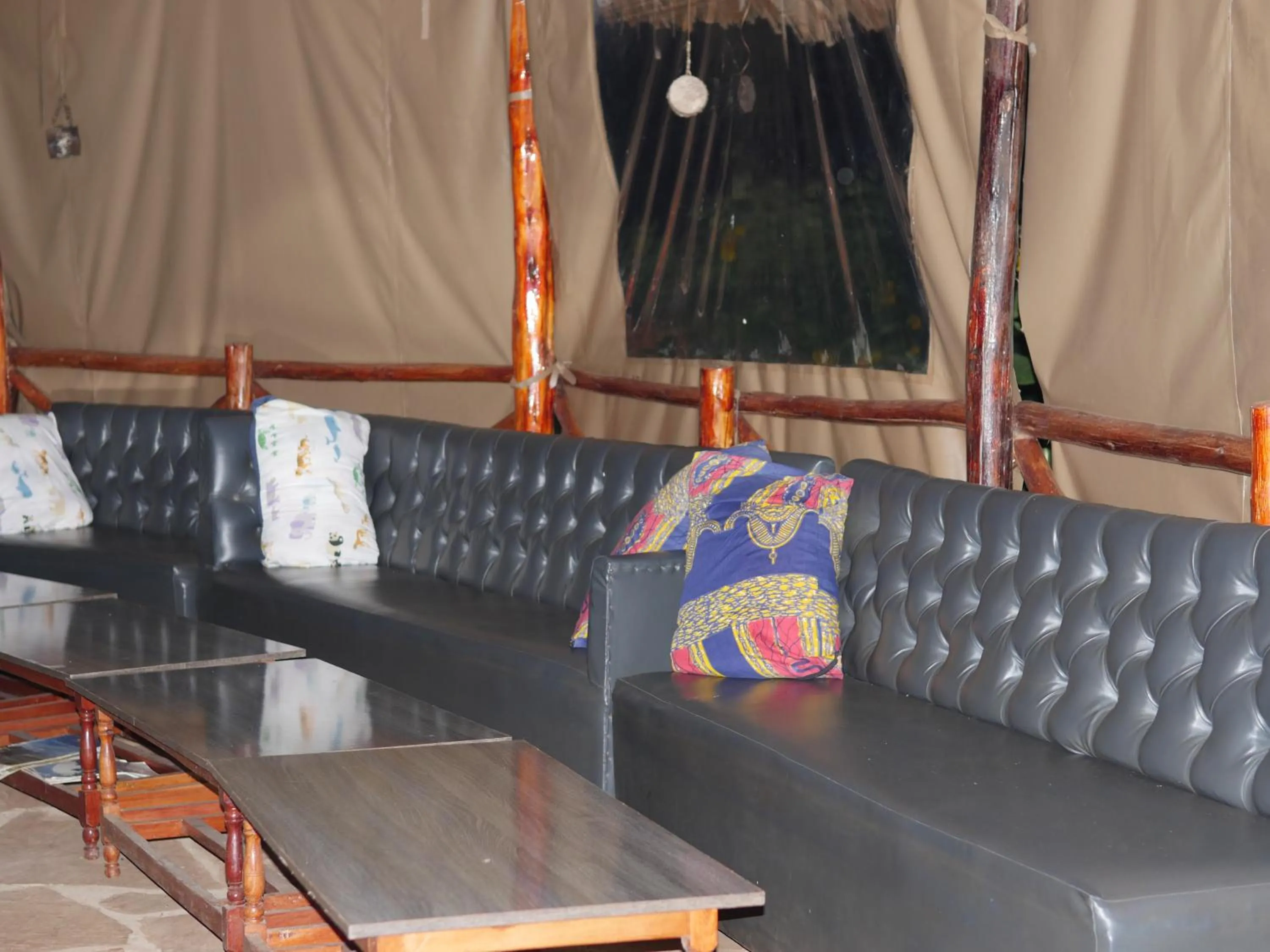 Seating area in Tausa Tsavo Eco Lodge