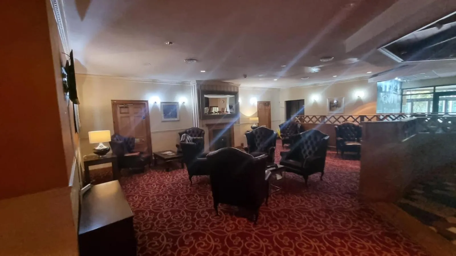 Seating area in Wigan Oak Hotel