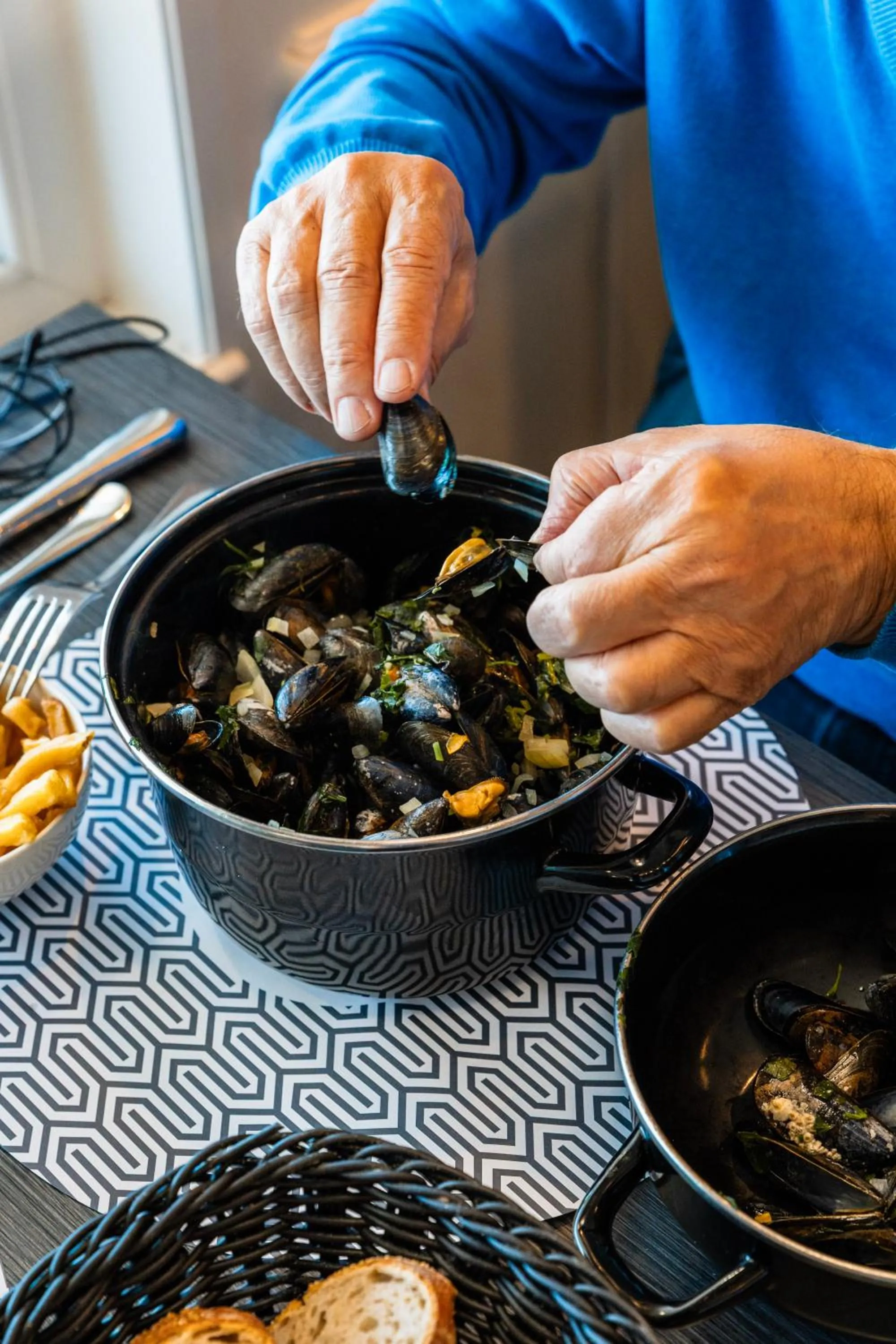 Food in Le Grand Hôtel de la Marine "face à la mer"