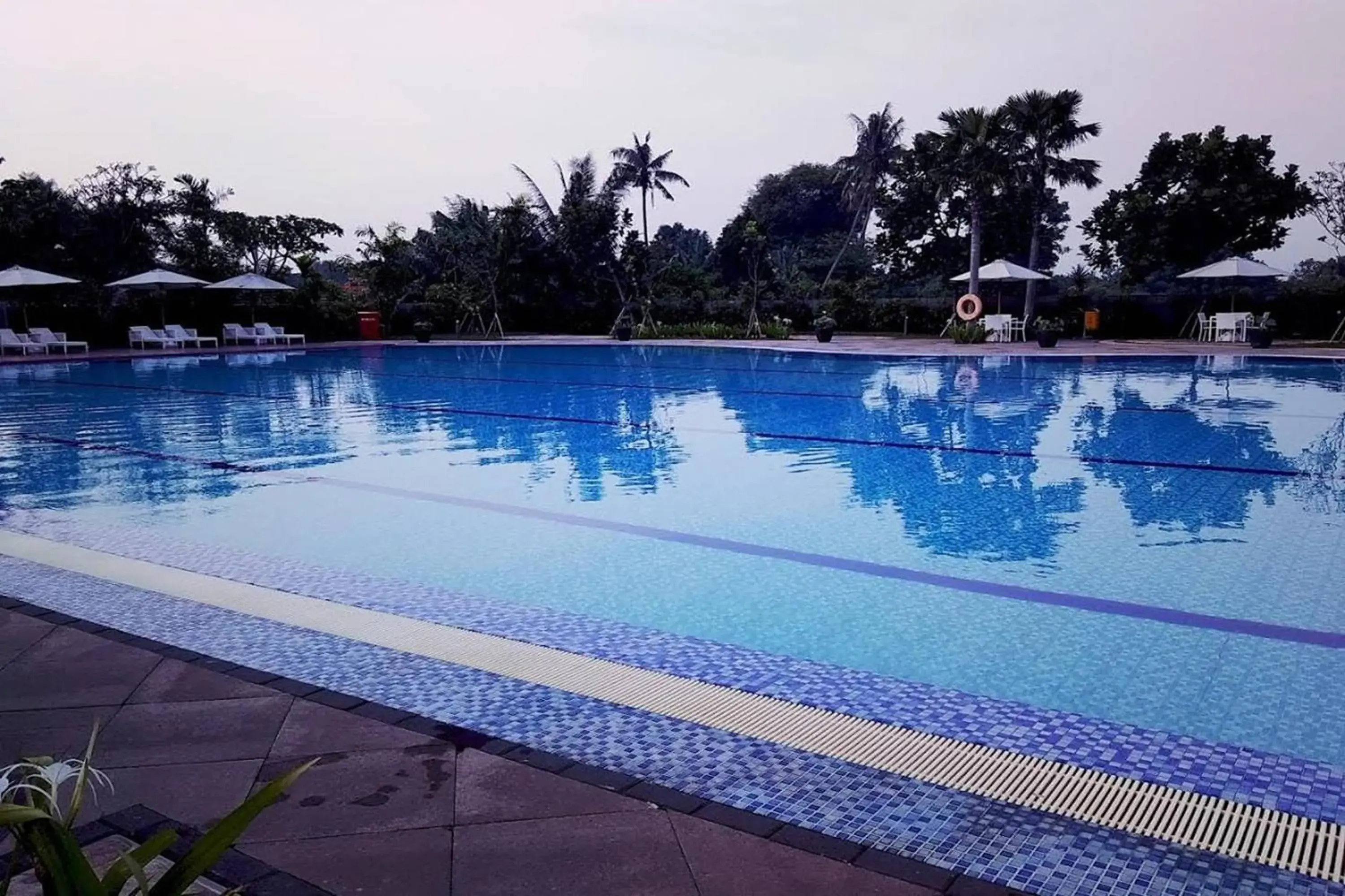 Swimming pool in Barata Hotel Near Bandara Soekarno Hatta Swimming pool in Barata Hotel Near Bandara Soekarno Hatta