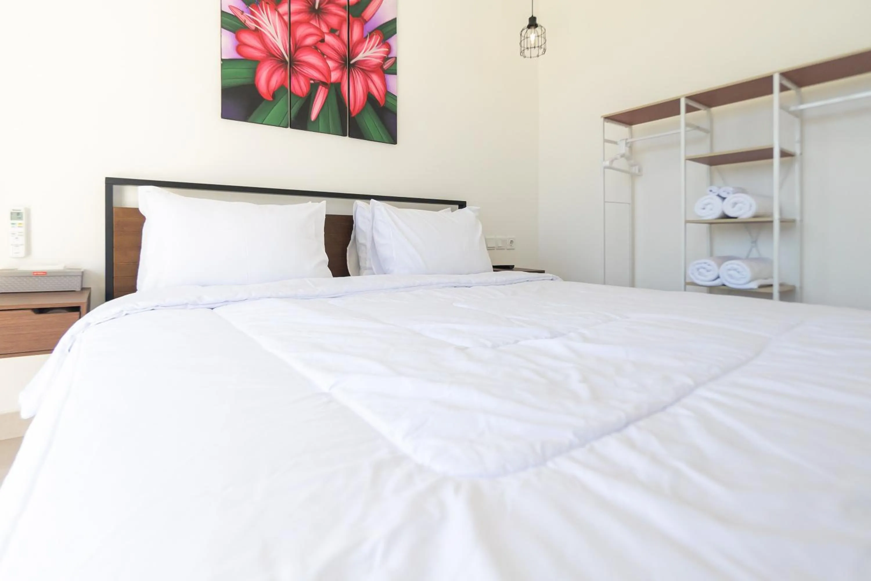 Bed in Villa Berlian Kuta