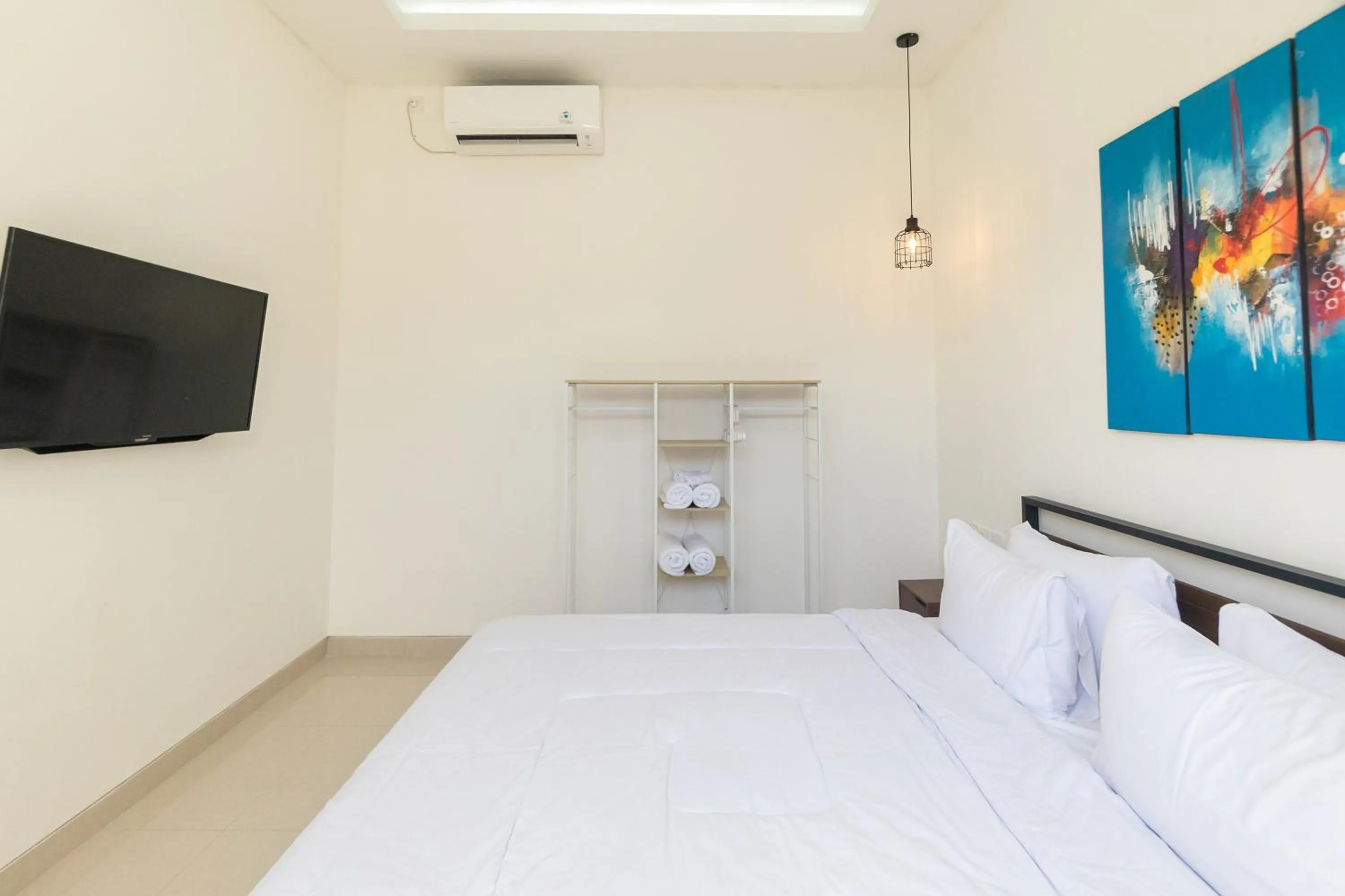 Bed in Villa Berlian Kuta