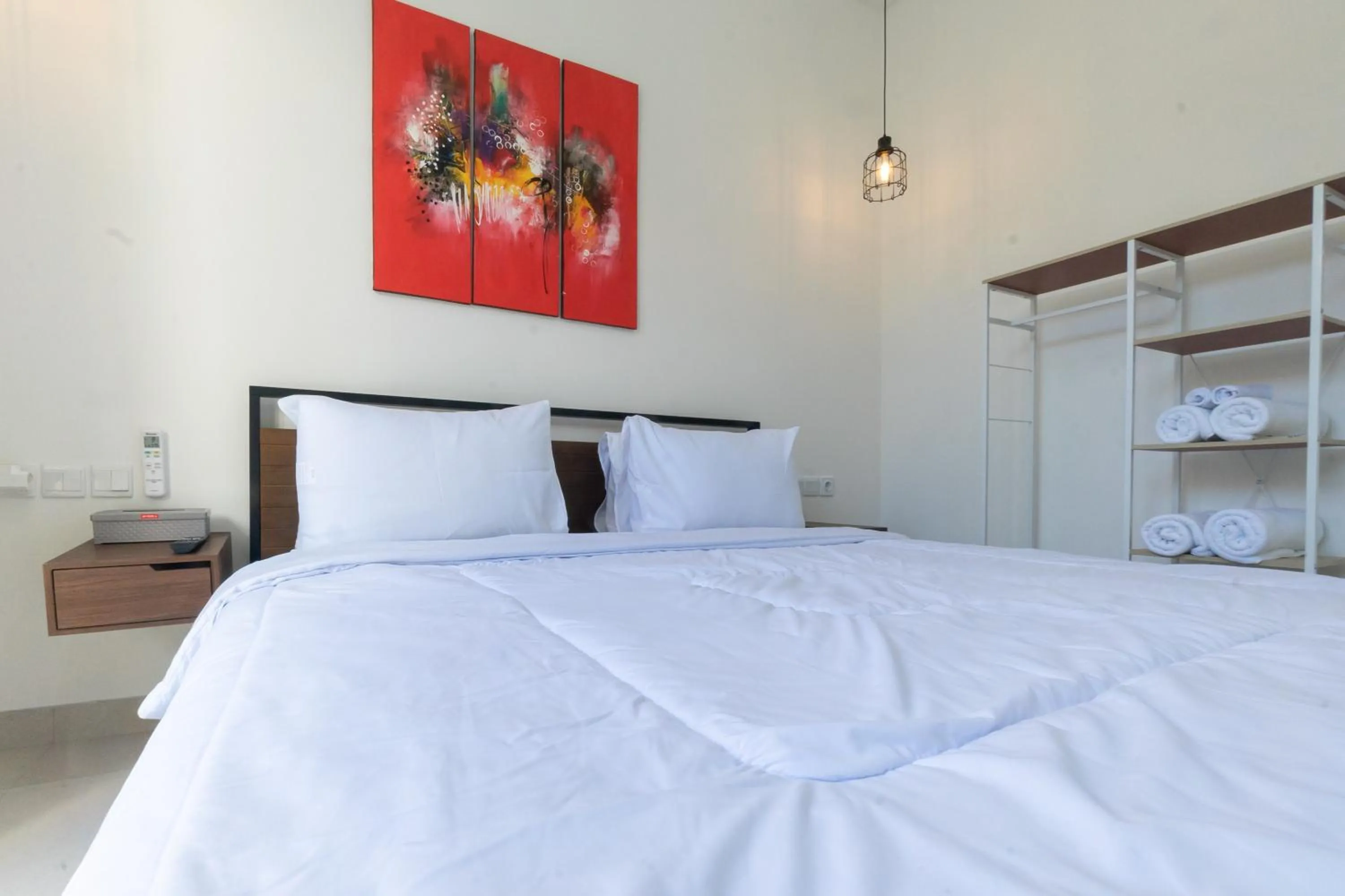 Bed in Villa Berlian Kuta