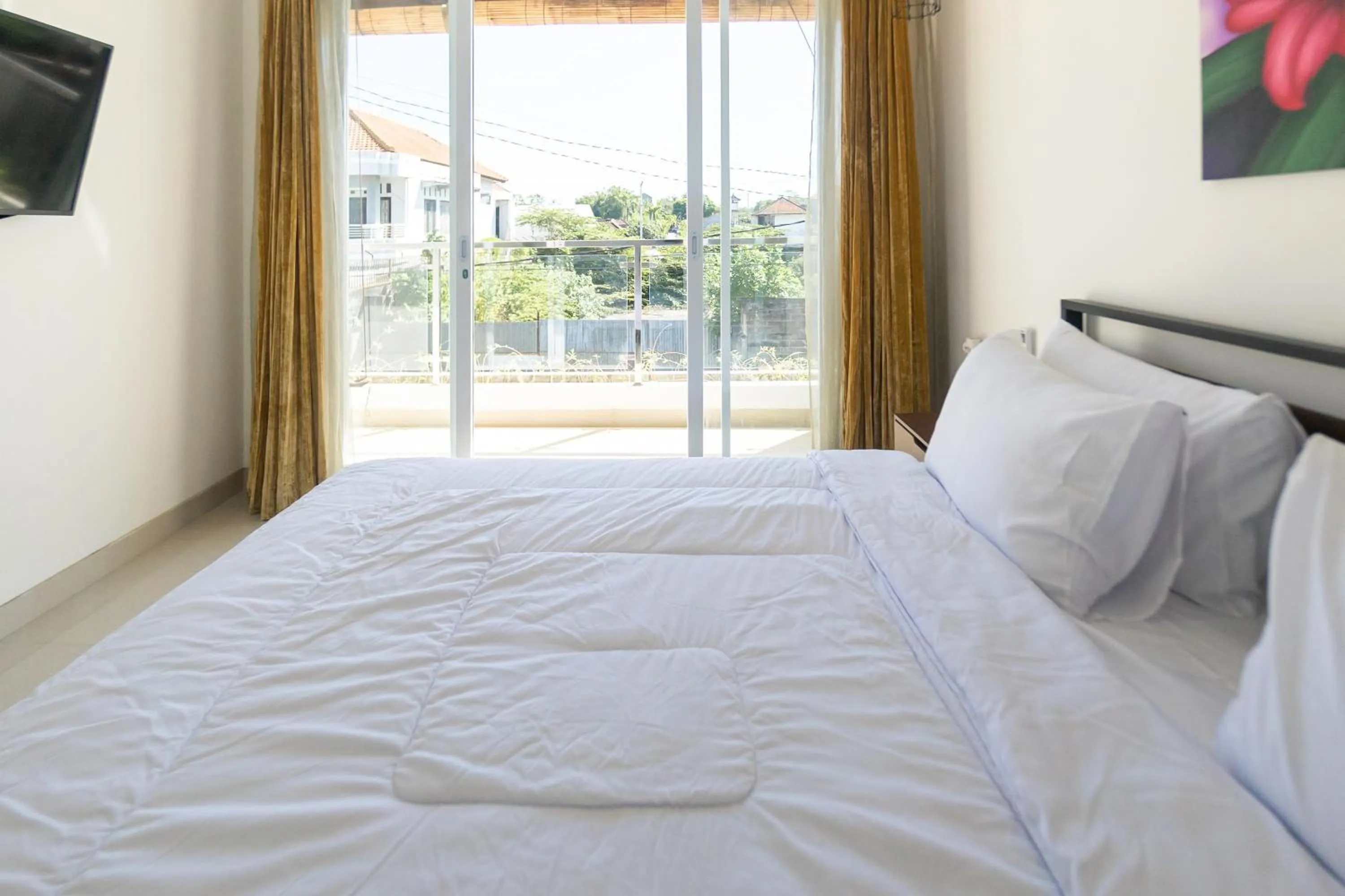 Bed in Villa Berlian Kuta