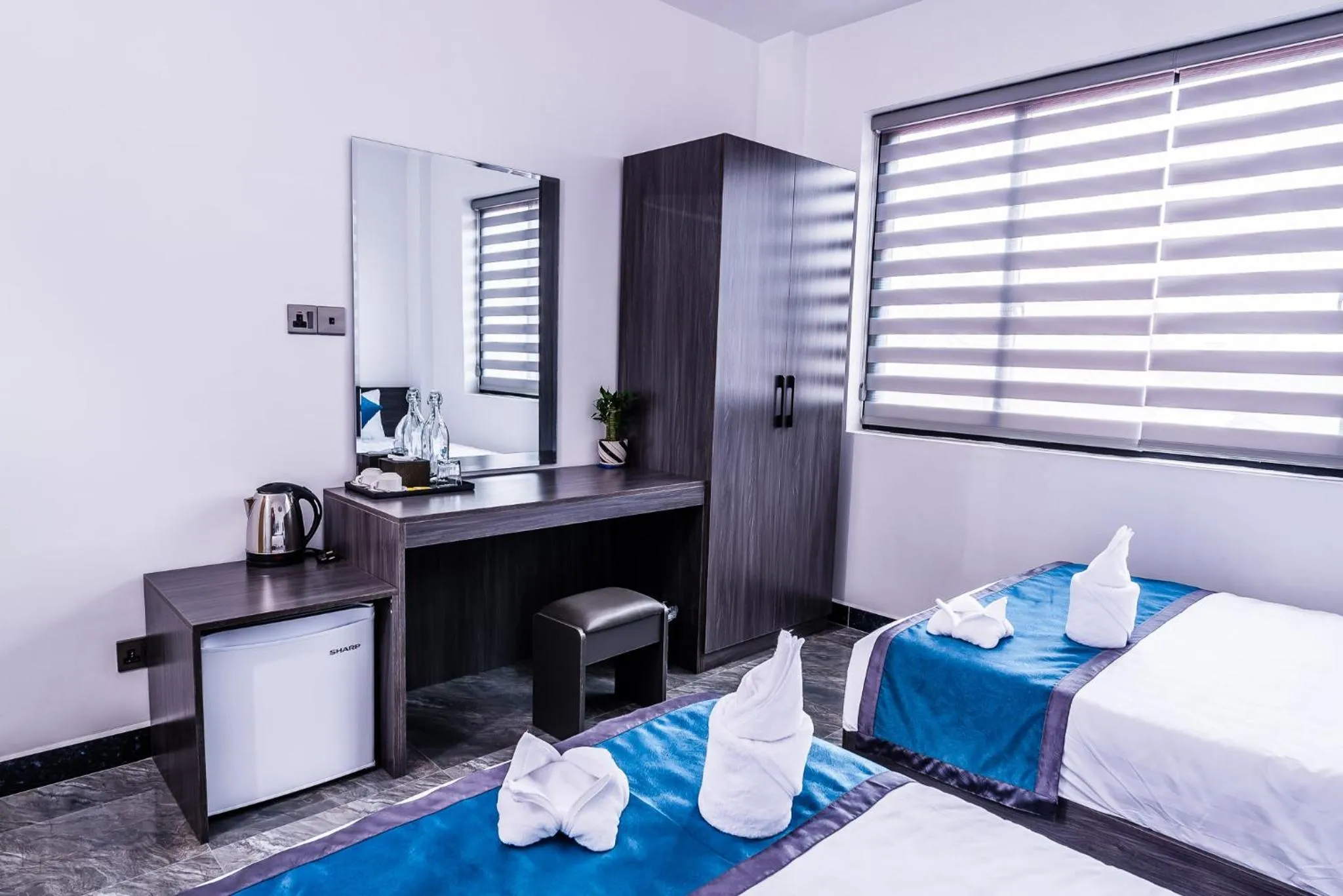 Bed in A&J Kampot Boutique