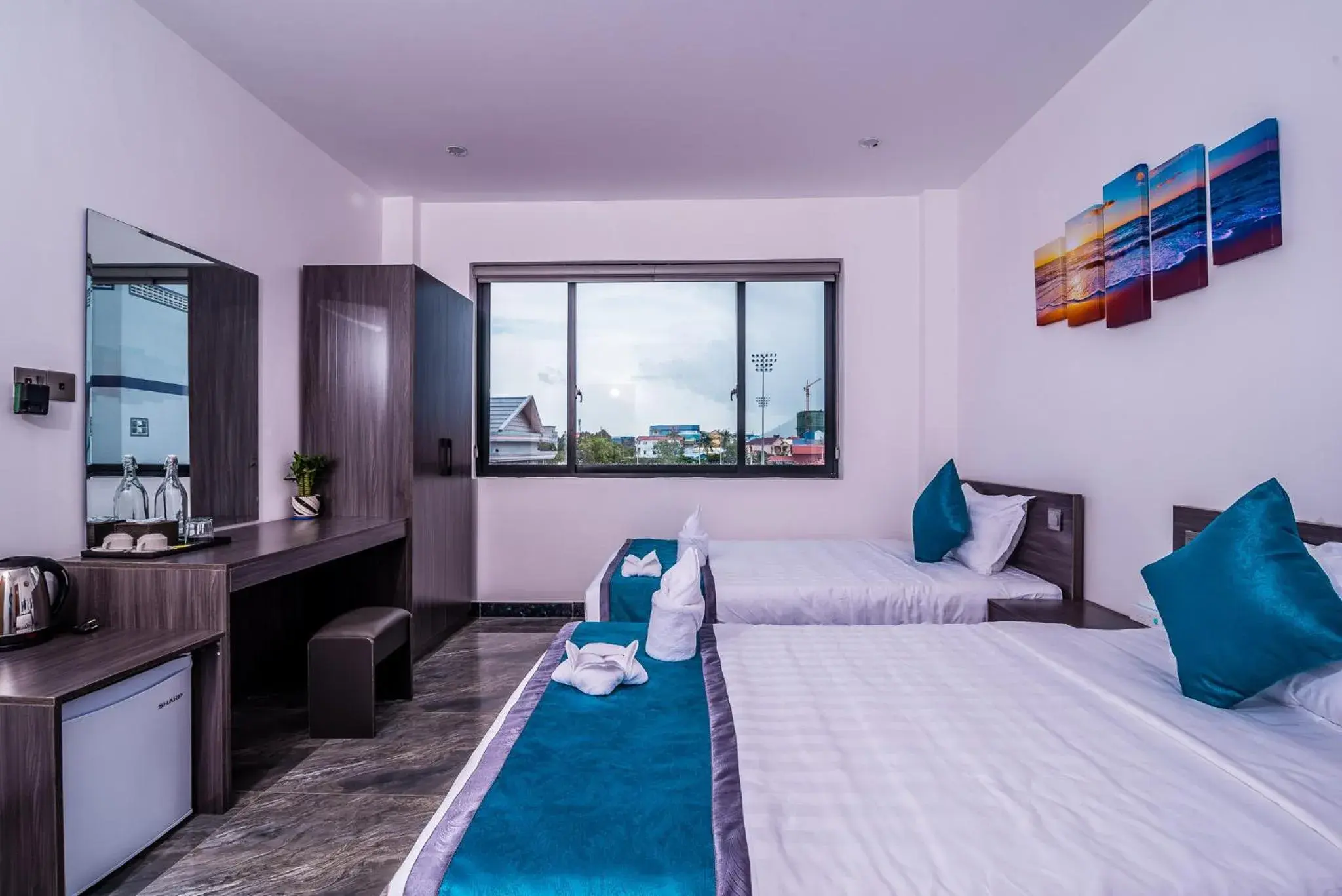 Superior Twin Room in A&J Kampot Boutique Superior Twin Room in A&J Kampot Boutique