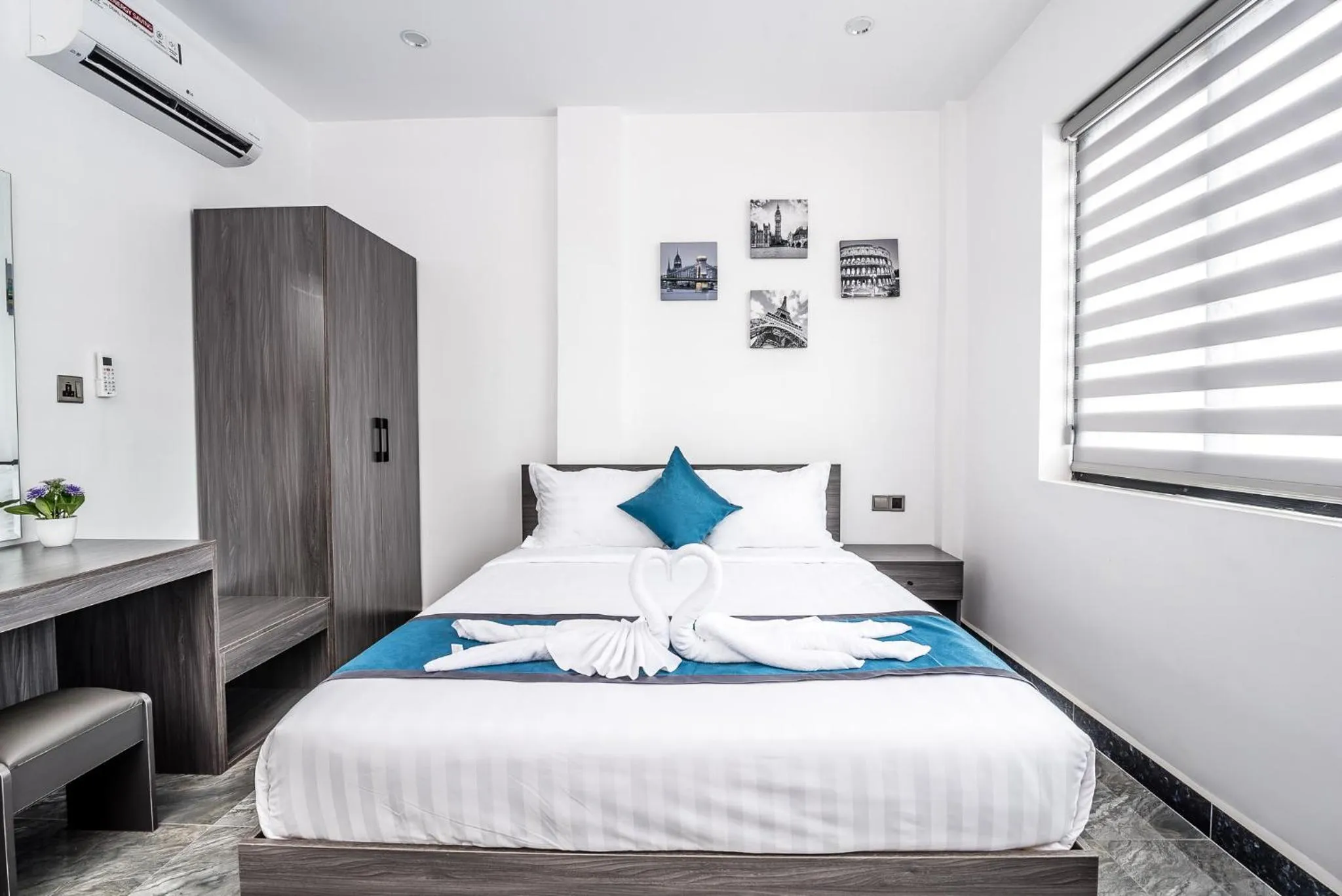 Bed in A&J Kampot Boutique