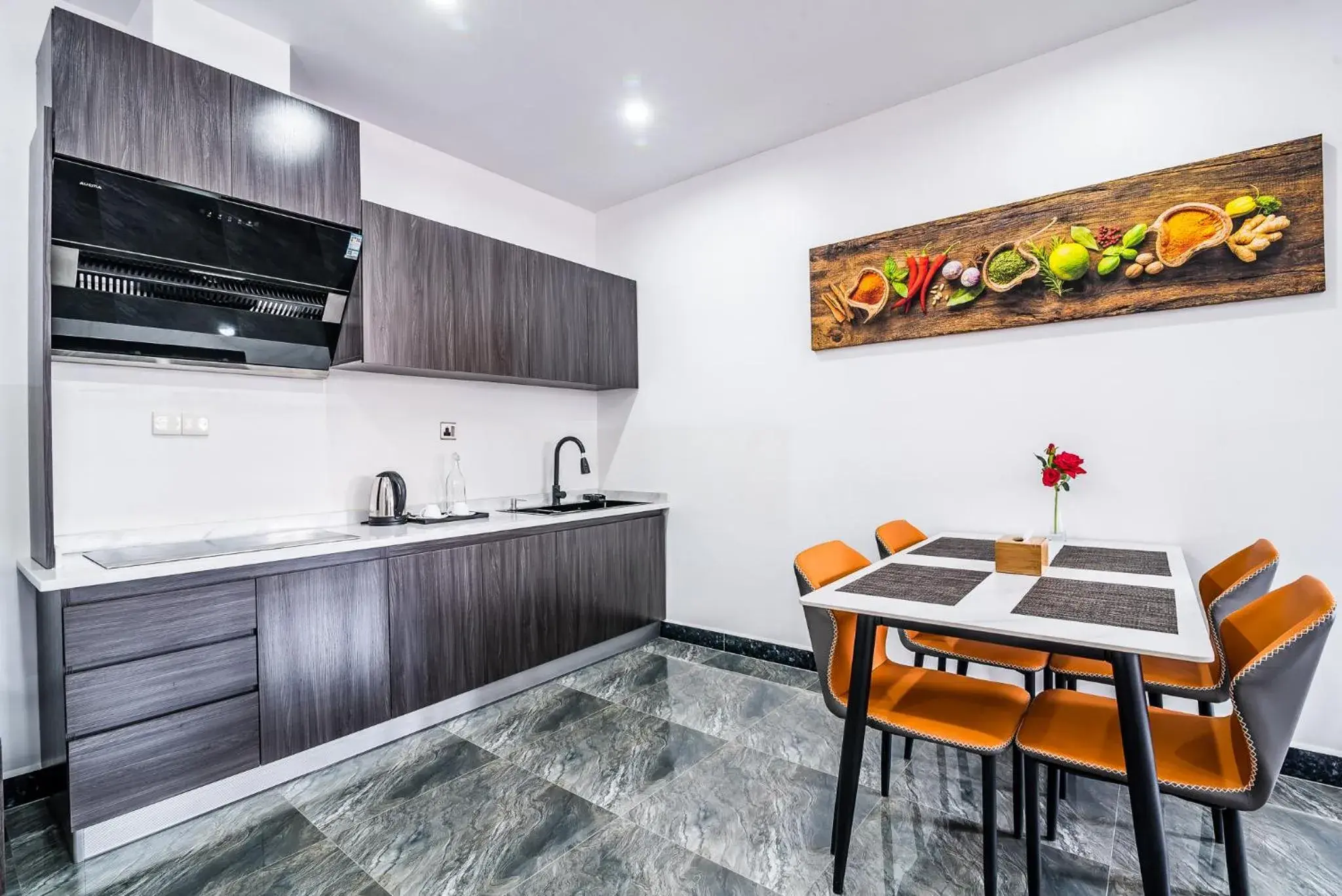 Kitchen or kitchenette in A&J Kampot Boutique Kitchen or kitchenette in A&J Kampot Boutique