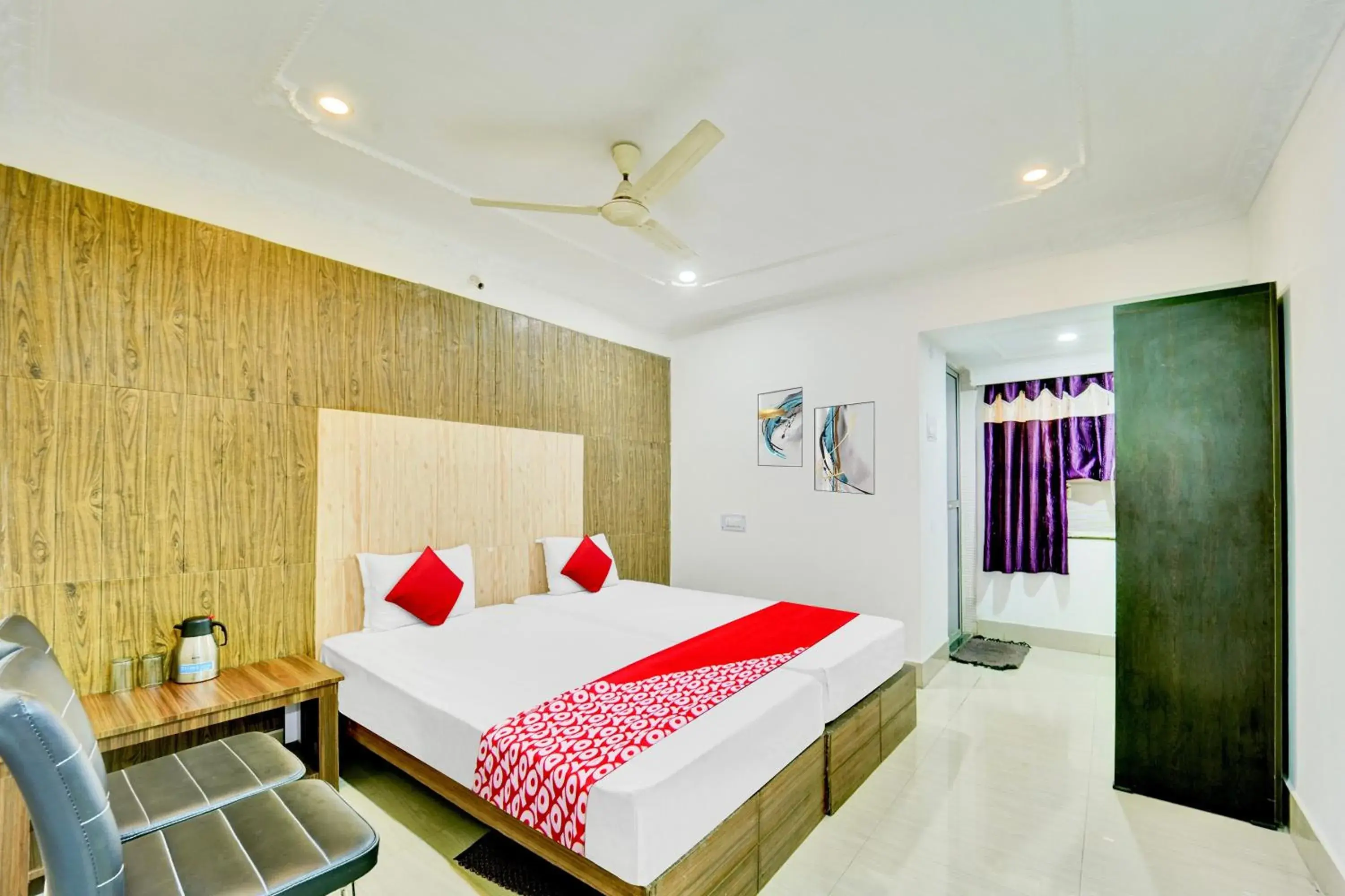 Bedroom, Bed in Hotel O Shakti Inn Bedroom, Bed in Hotel O Shakti Inn