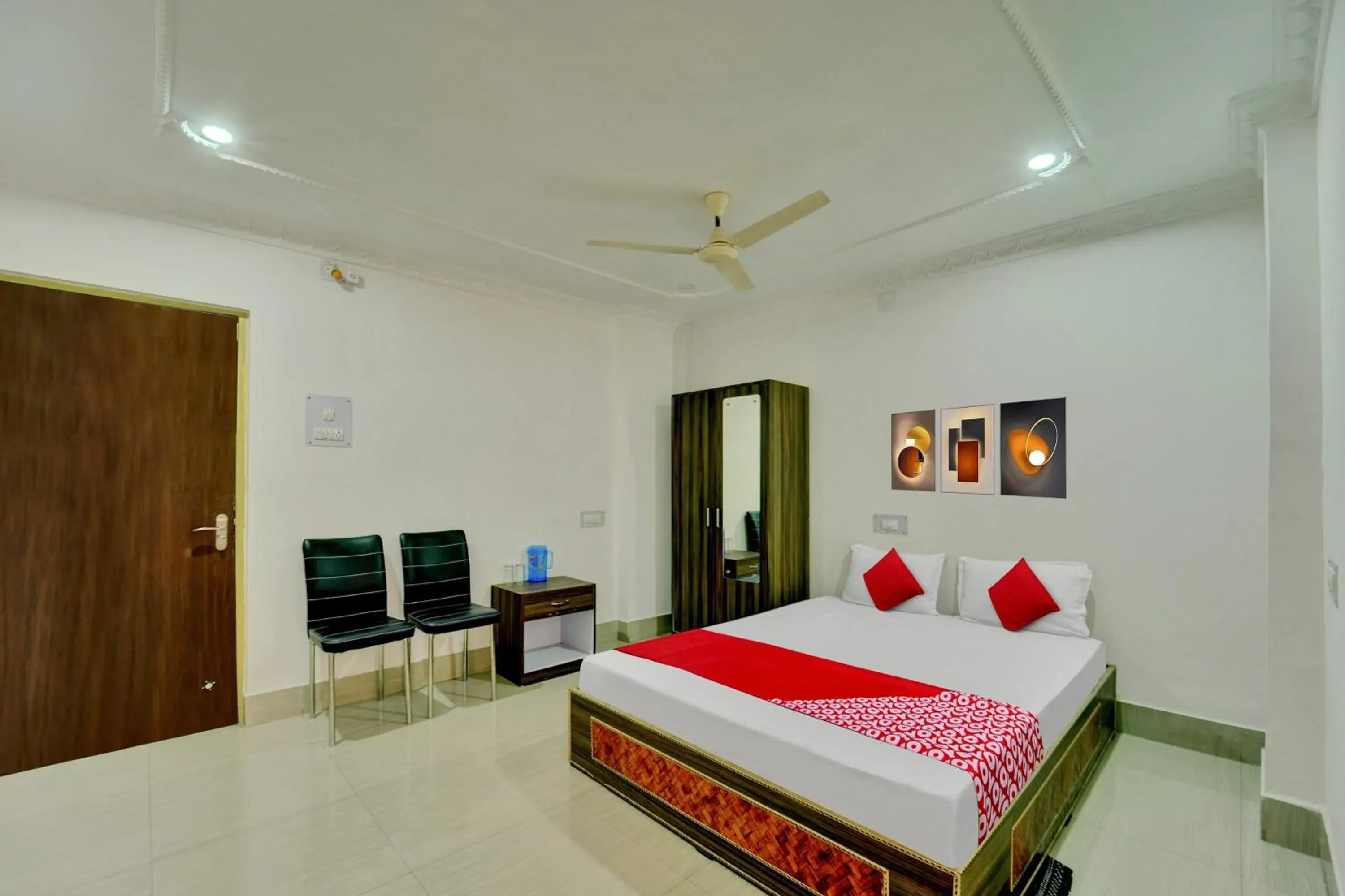 Bedroom, Bed in Hotel O Shakti Inn Bedroom, Bed in Hotel O Shakti Inn