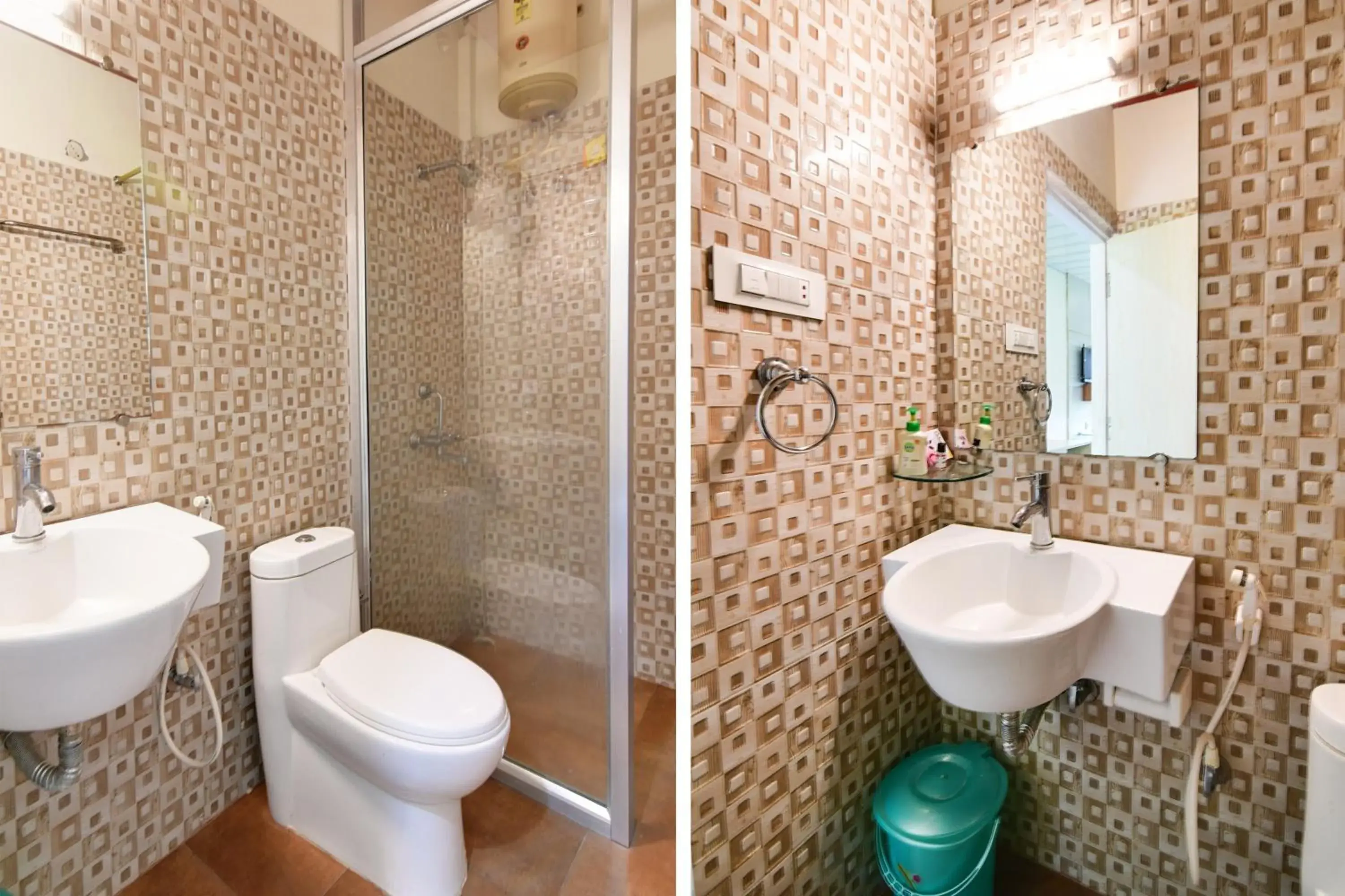 Bathroom in Townhouse OAK Gorumara Jungle Resort Bathroom in Townhouse OAK Gorumara Jungle Resort