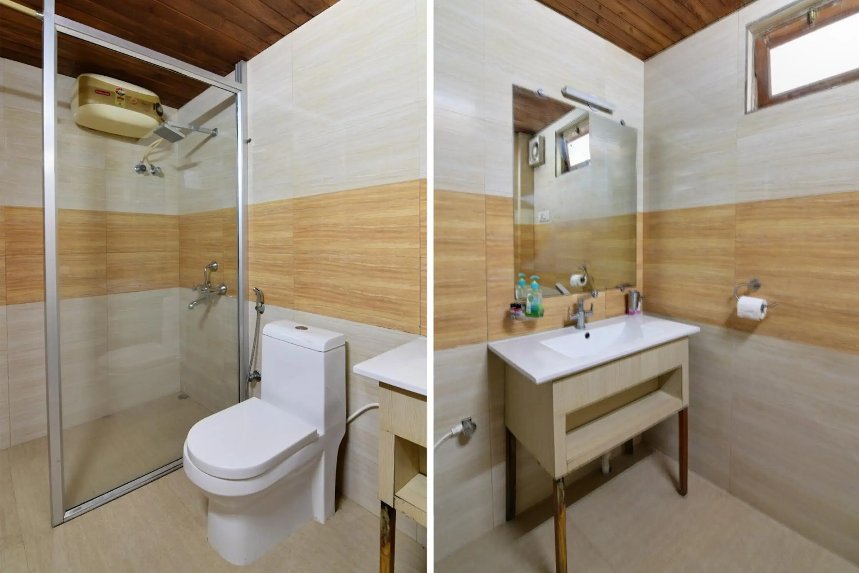 Bathroom in Townhouse OAK Gorumara Jungle Resort Bathroom in Townhouse OAK Gorumara Jungle Resort