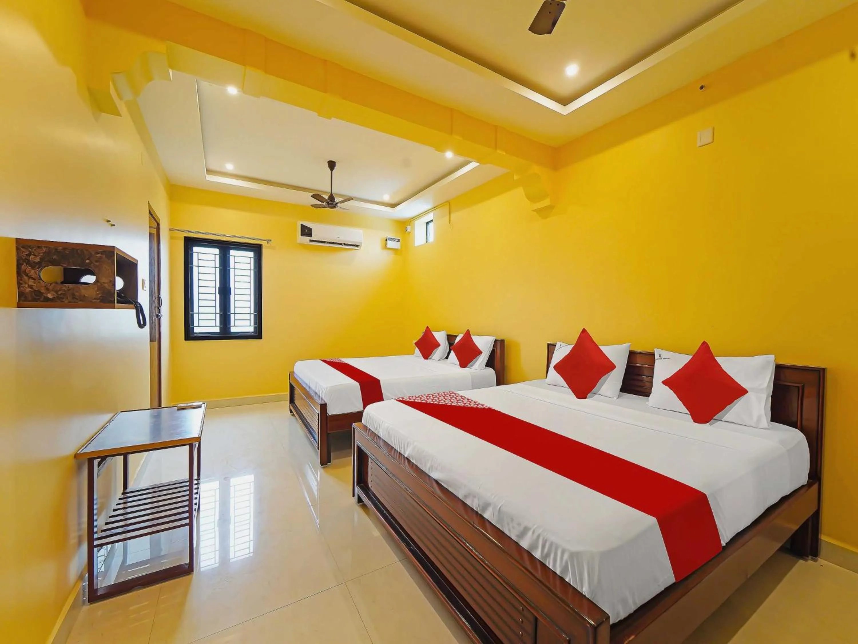 Bedroom, Bed in Hotel O Jayam Residency