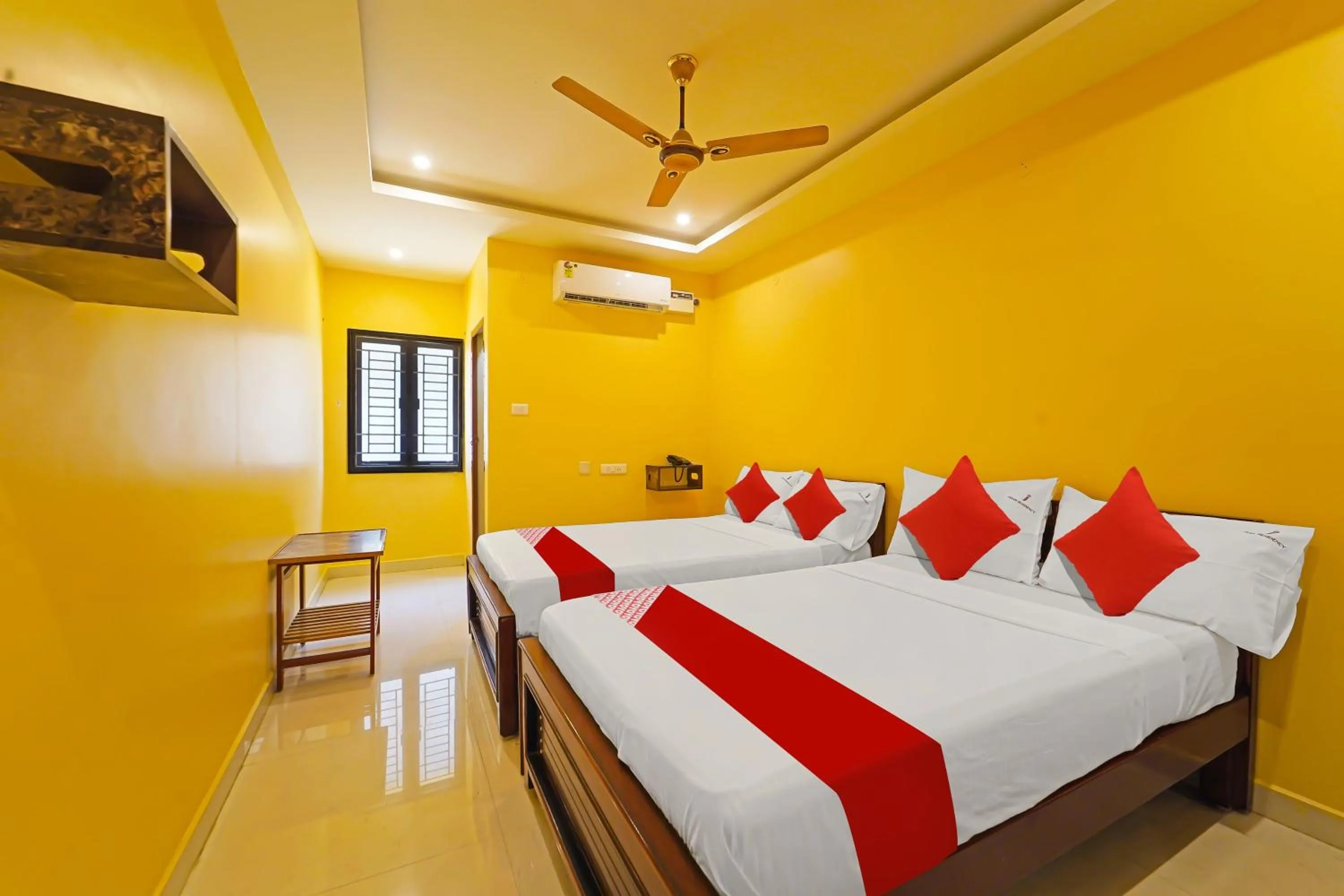 Bedroom, Bed in Hotel O Jayam Residency
