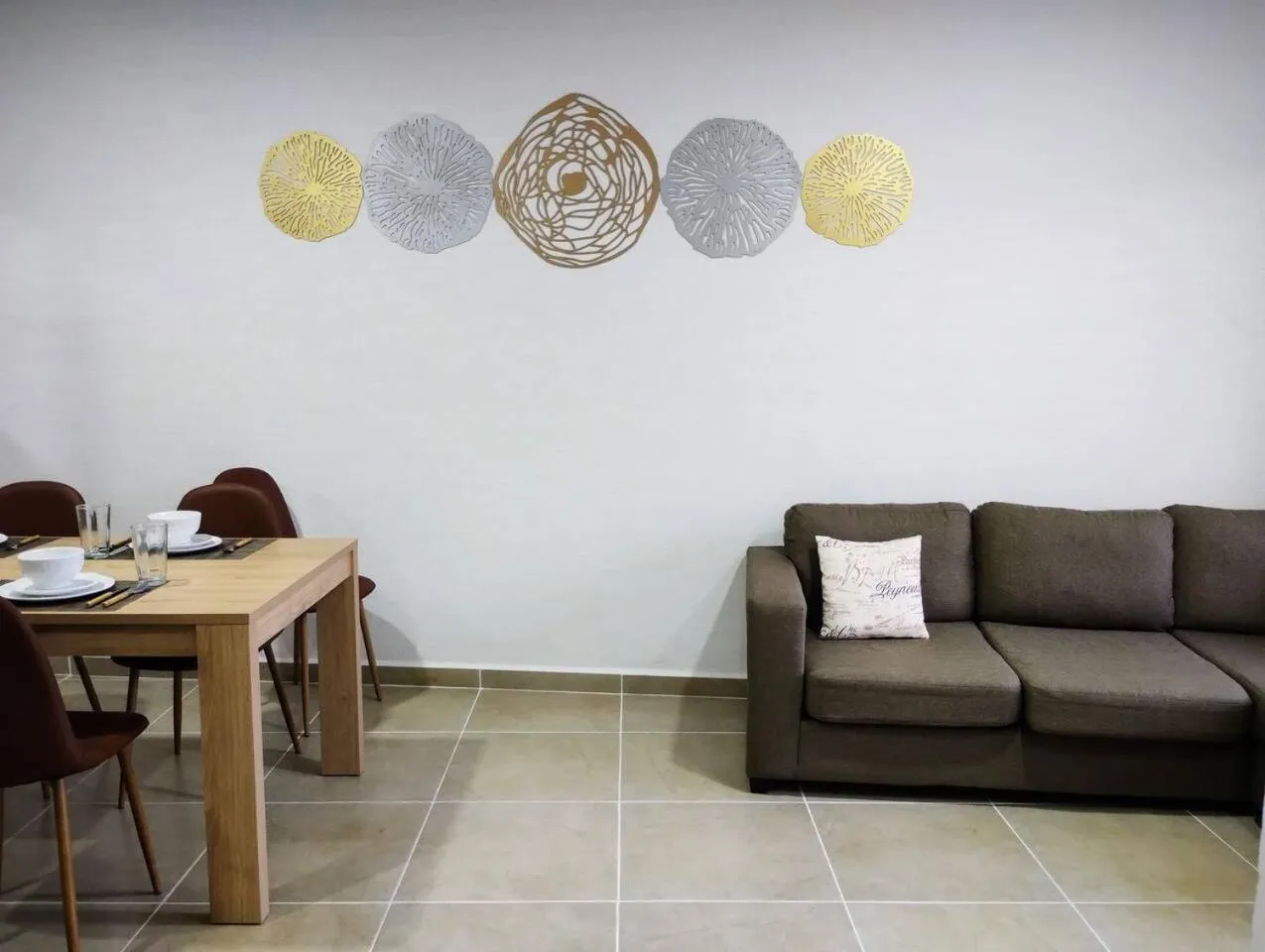 Living room in Departamento tres listones