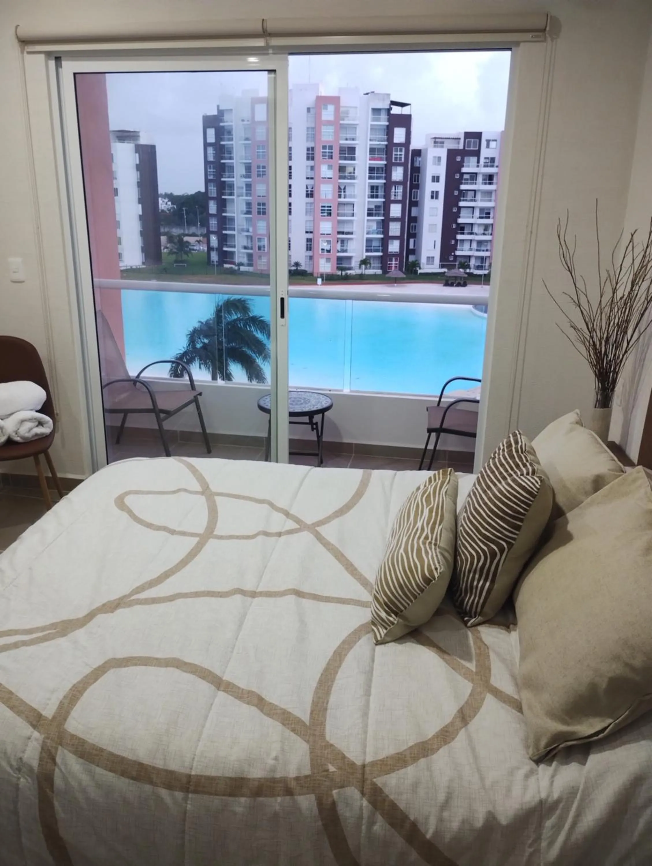 Bed in Departamento tres listones