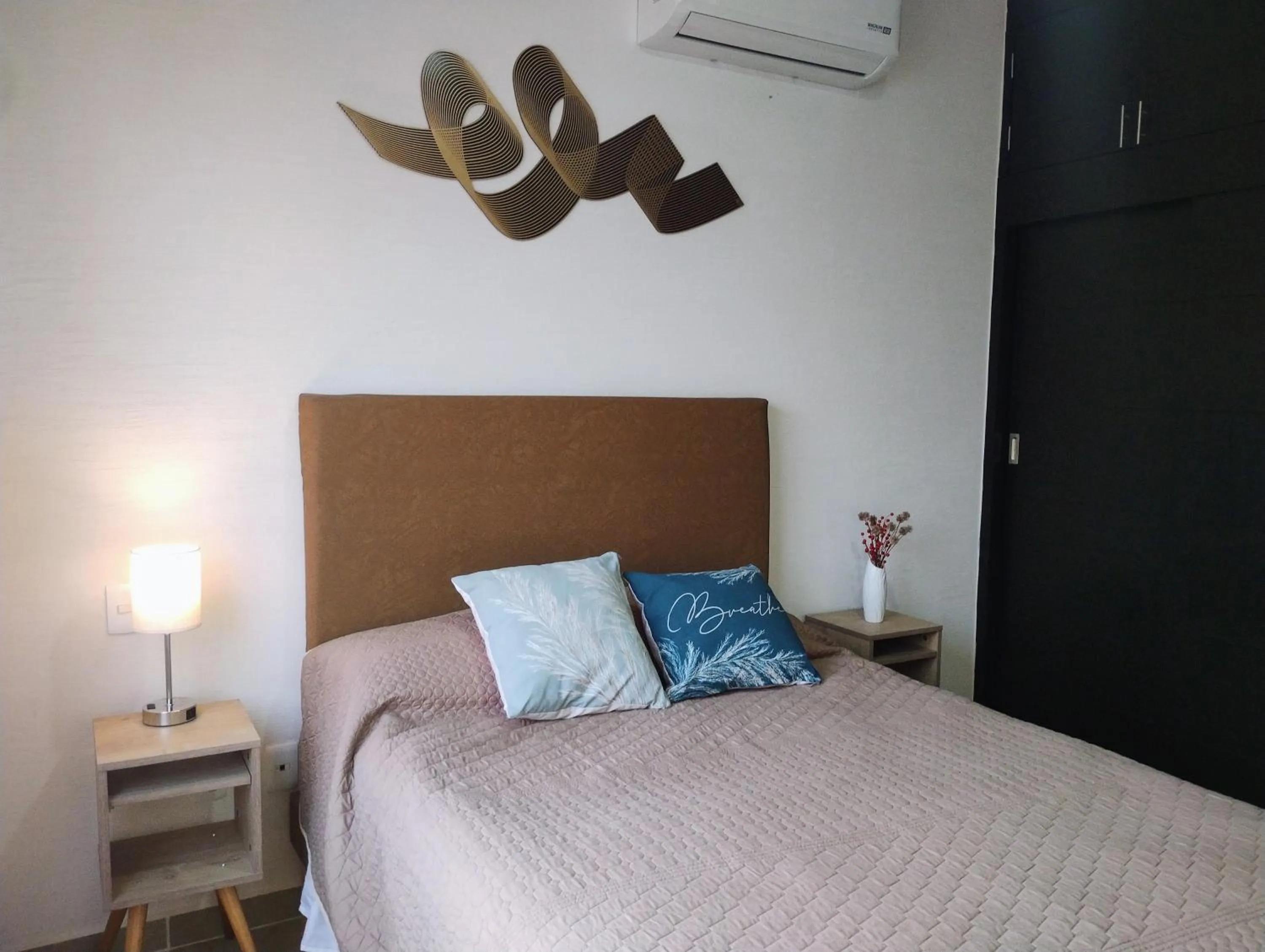 Bed in Departamento tres listones