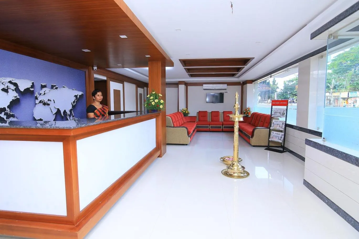 Lobby or reception in Amala's Residency