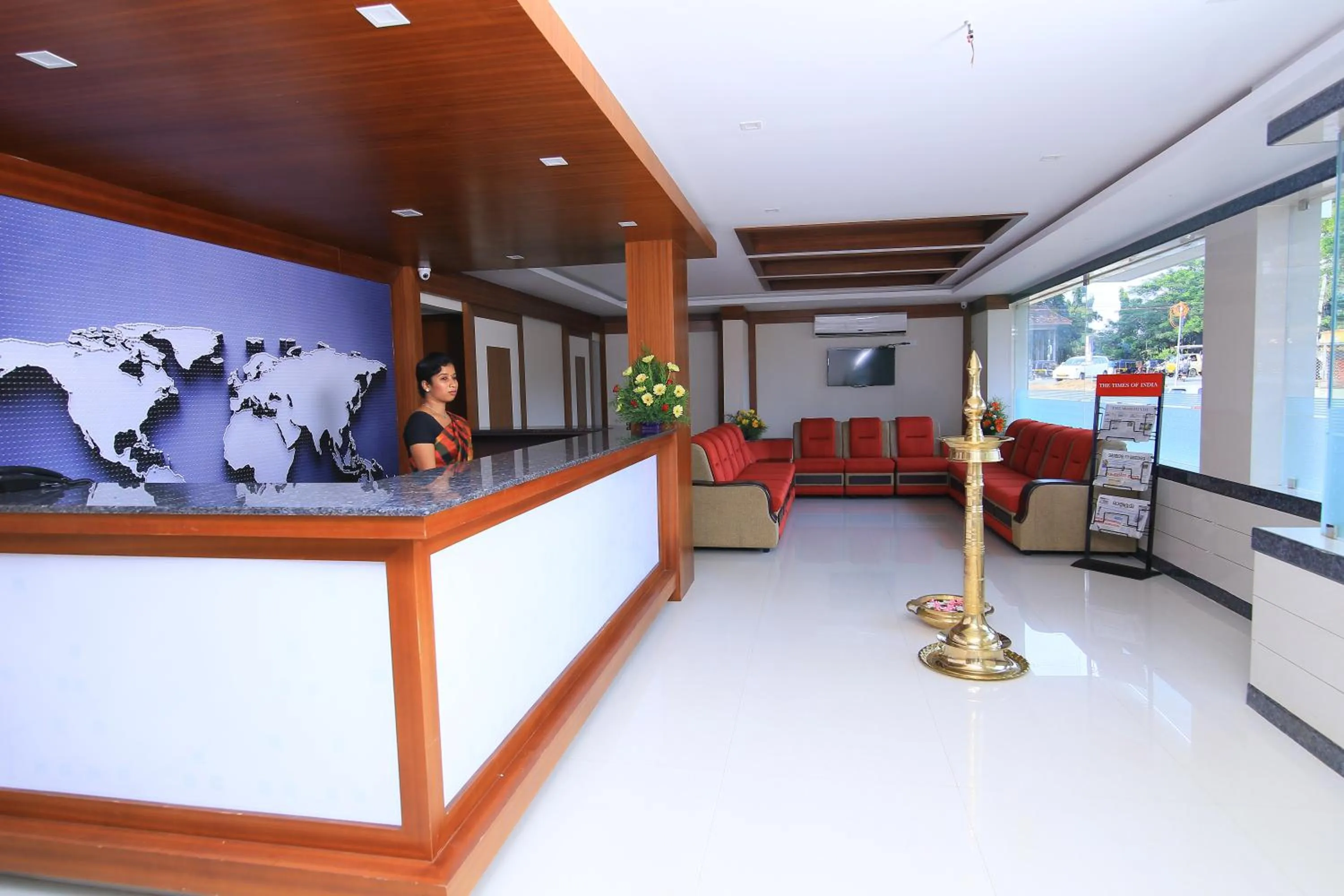 Lobby or reception in Amala's Residency