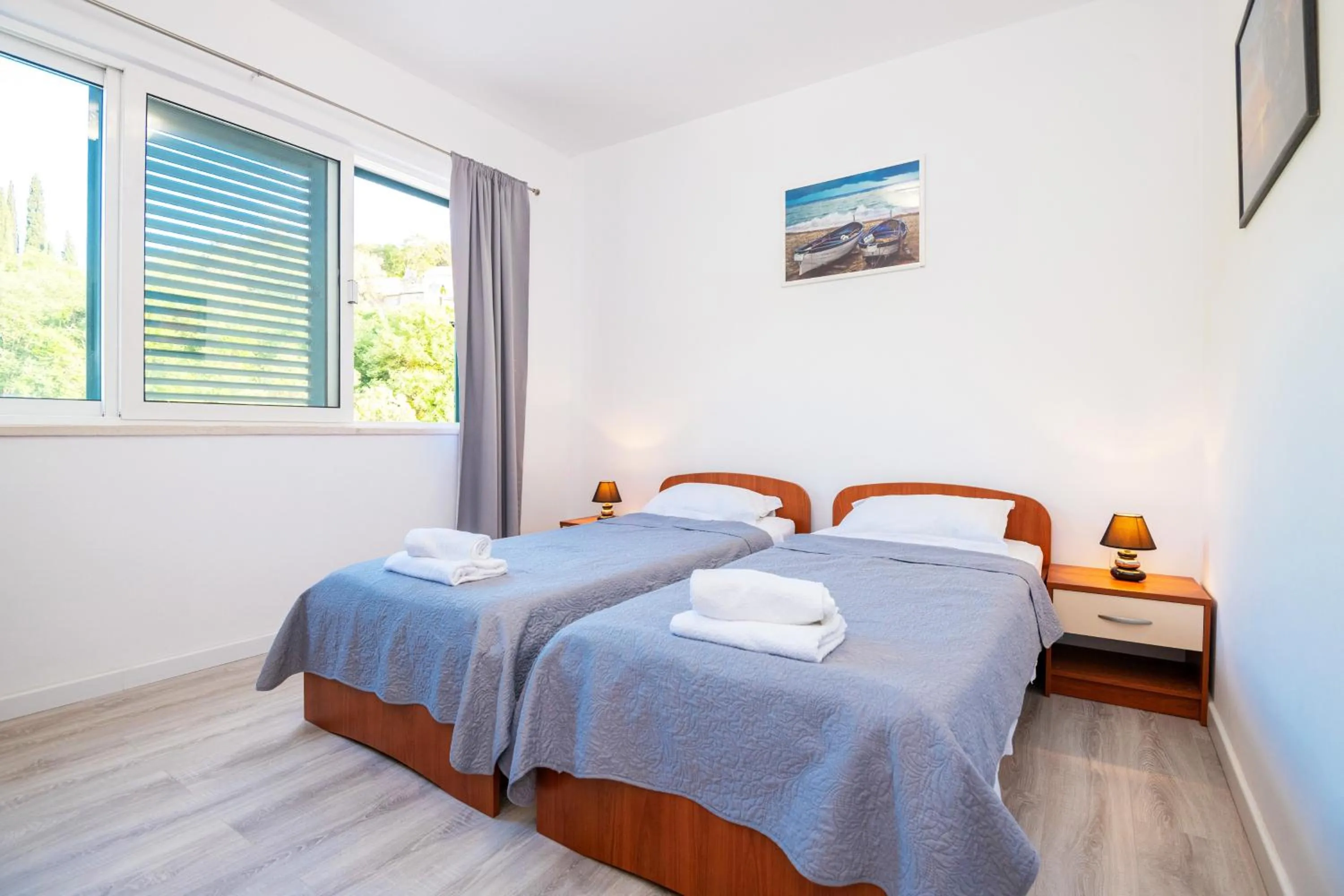 Bedroom, Bed in Apartments Azzurro