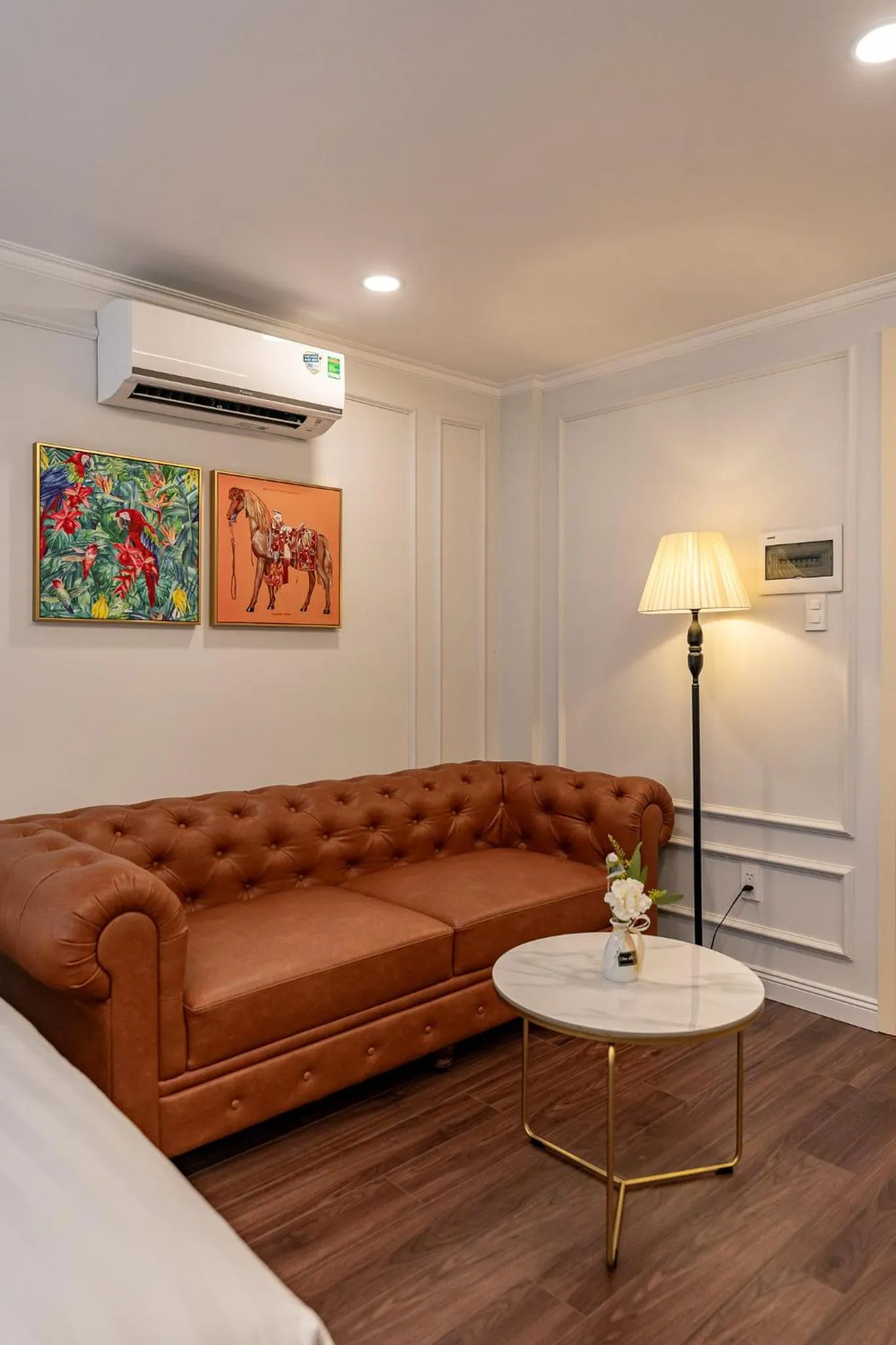 Bed in Golden Sun Apartment & Hotel