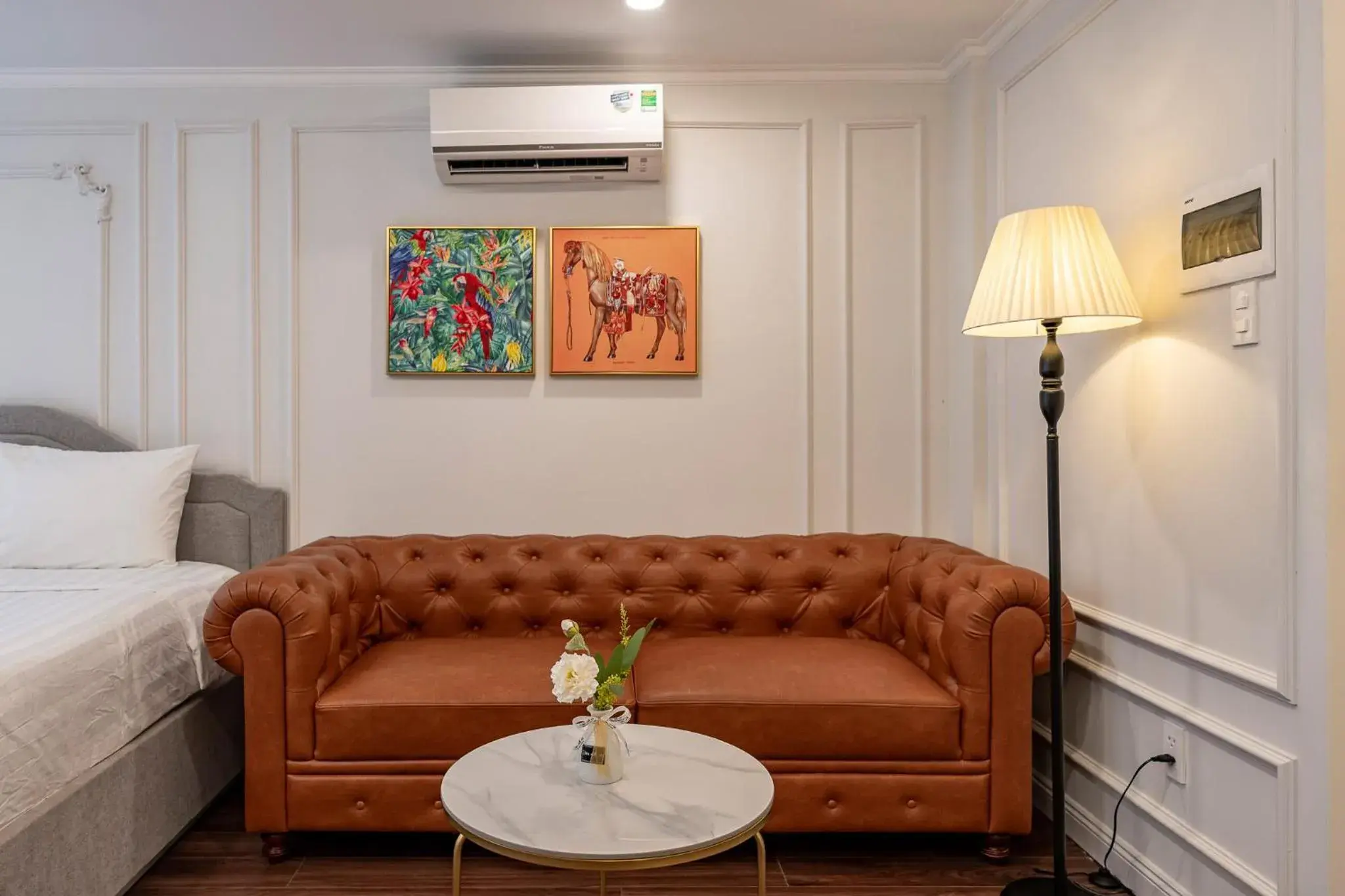 Bed in Golden Sun Apartment & Hotel Bed in Golden Sun Apartment & Hotel