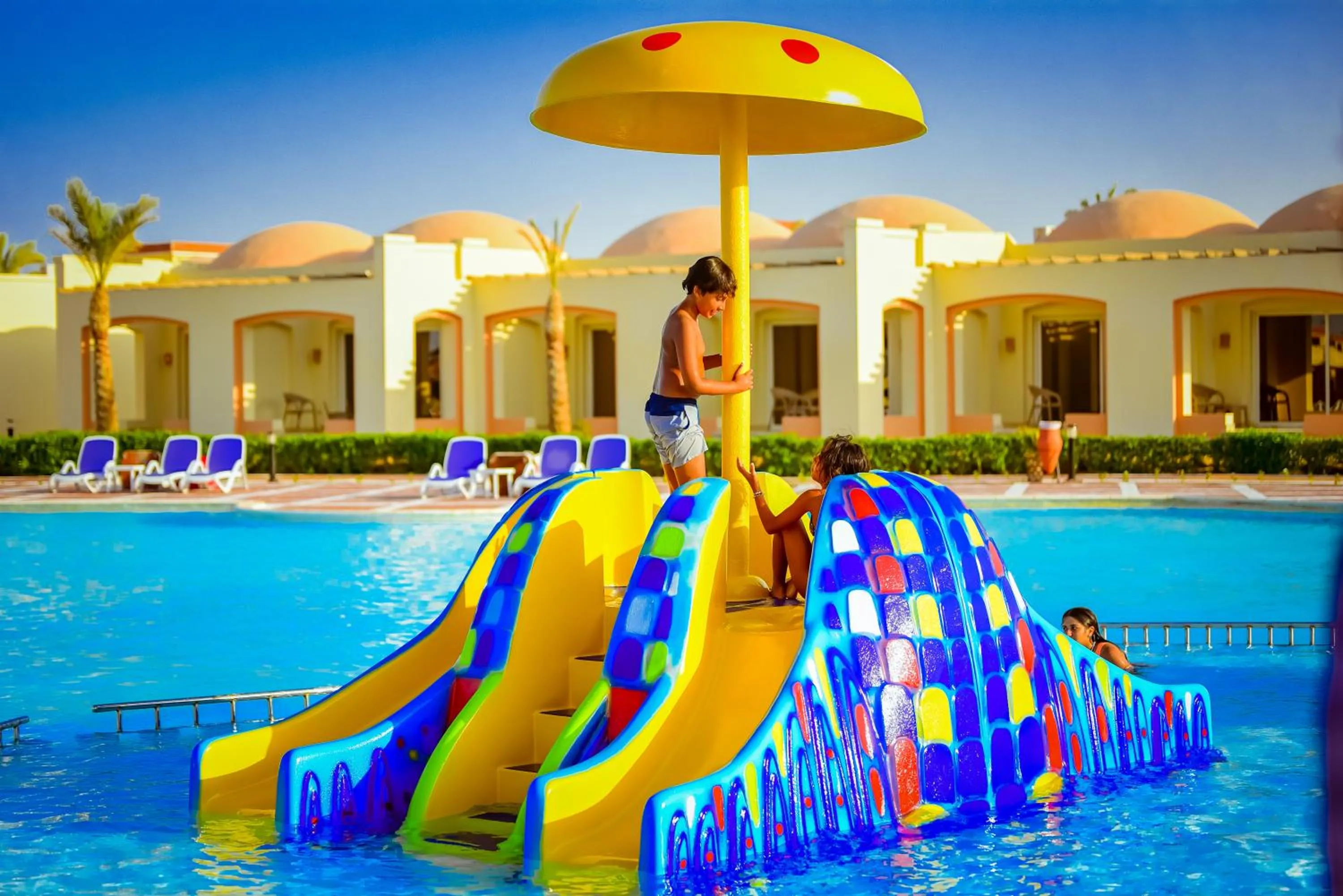 Children play ground in Amarina Queen Resort & Aqua Park Marsa Alam
