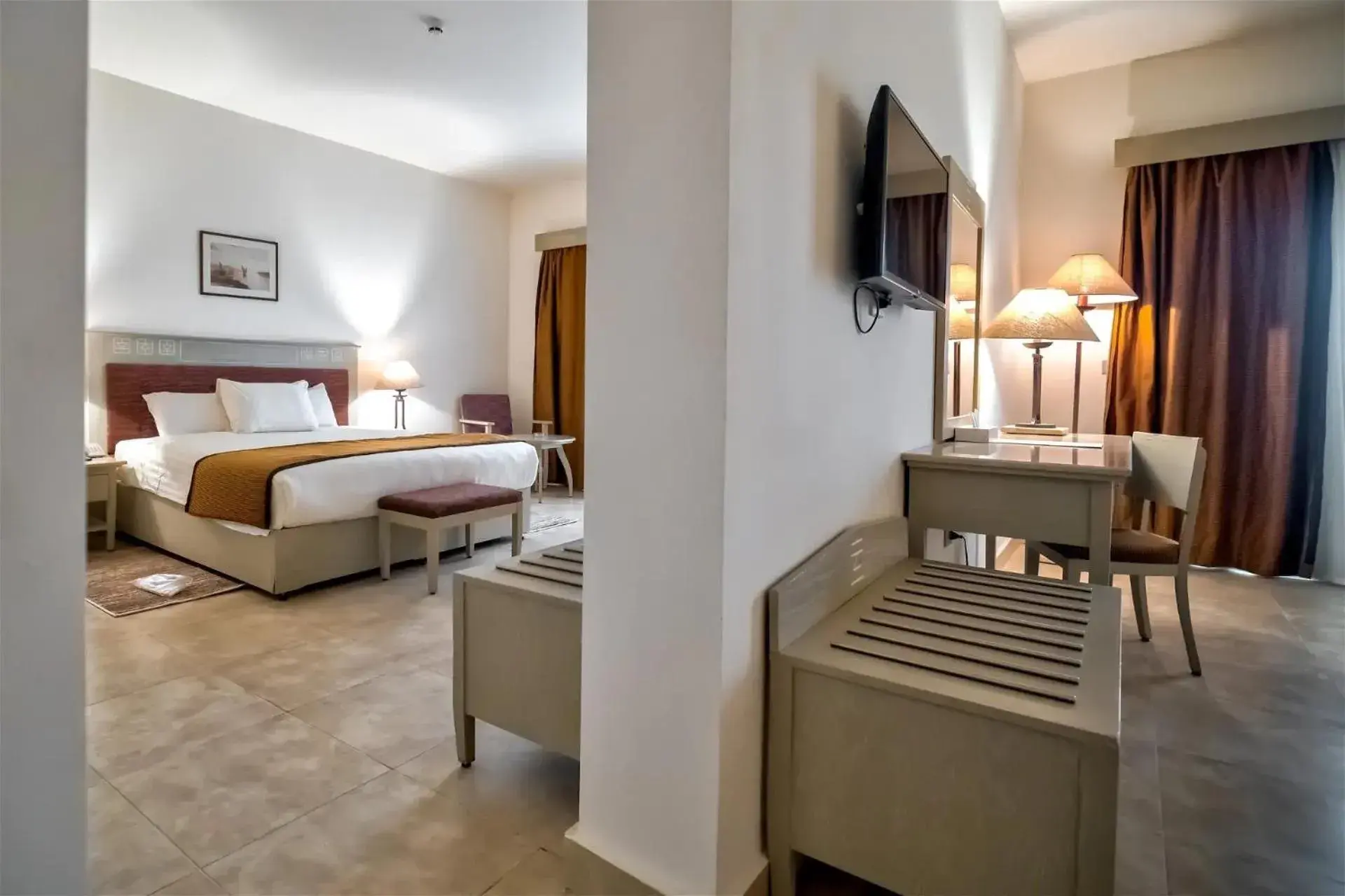 Bed in Amarina Queen Resort & Aqua Park Marsa Alam Bed in Amarina Queen Resort & Aqua Park Marsa Alam