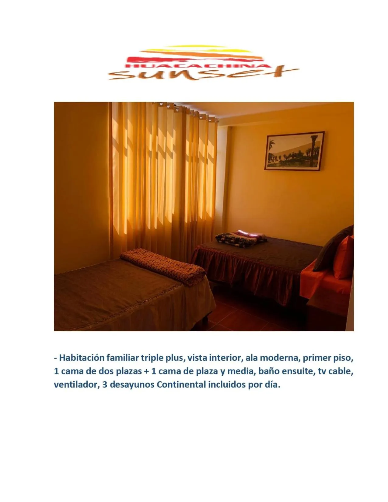 Hostal Huacachina Sunset