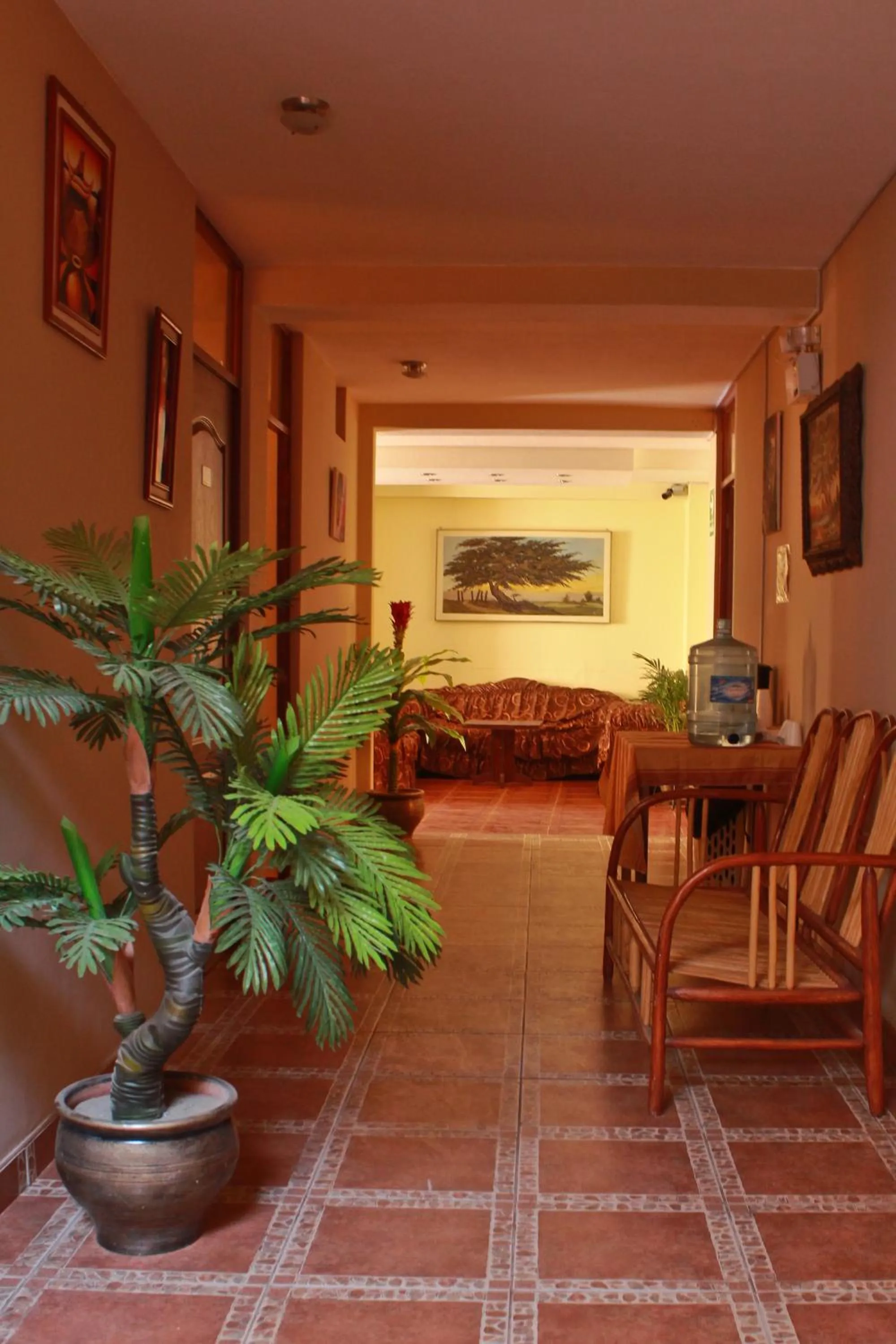 Living room in Hostal Huacachina Sunset