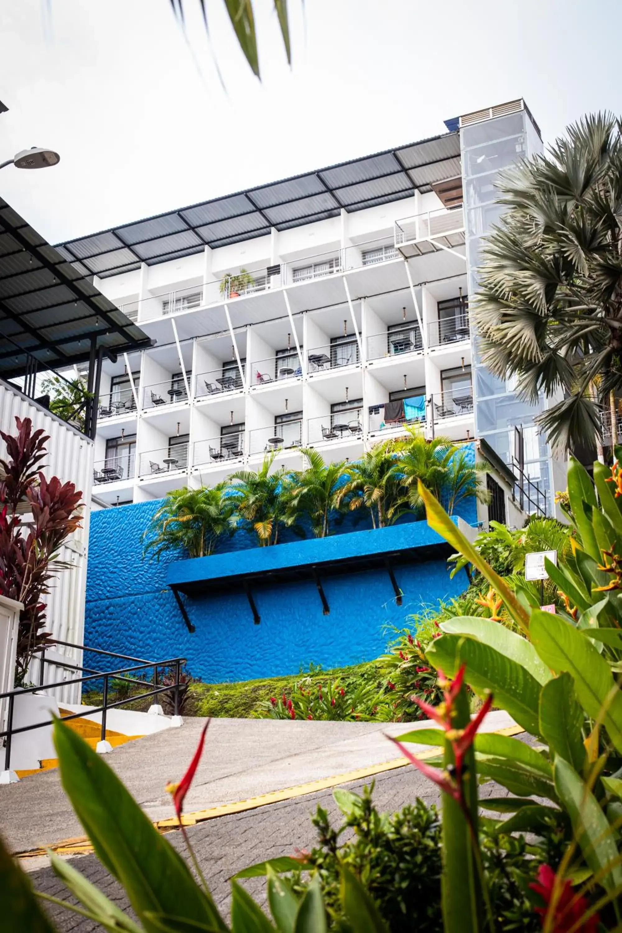 Property building in El Faro Containers Beach Hotel Property building in El Faro Containers Beach Hotel