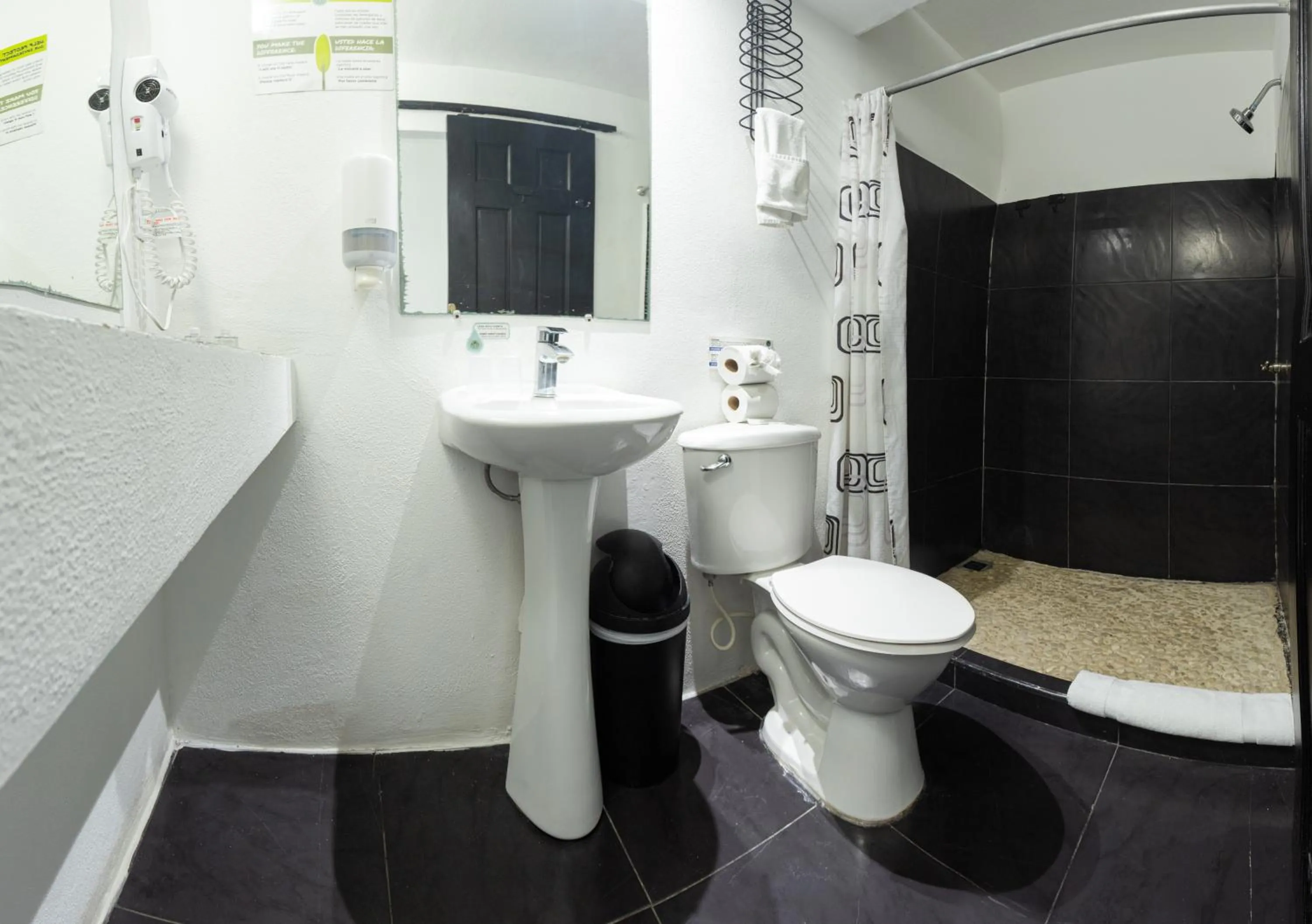 Shower in El Faro Containers Beach Hotel