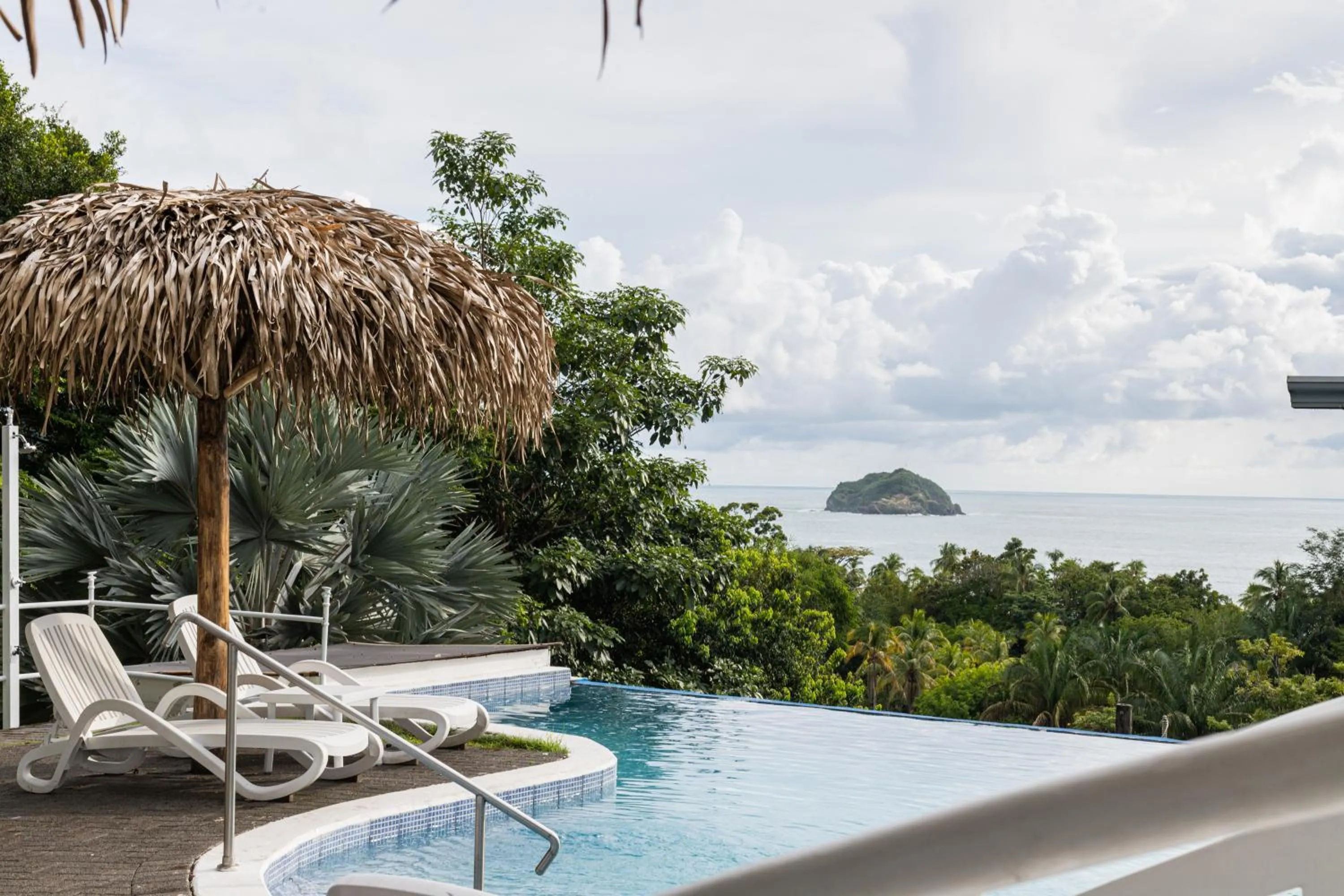 Swimming pool in El Faro Containers Beach Hotel