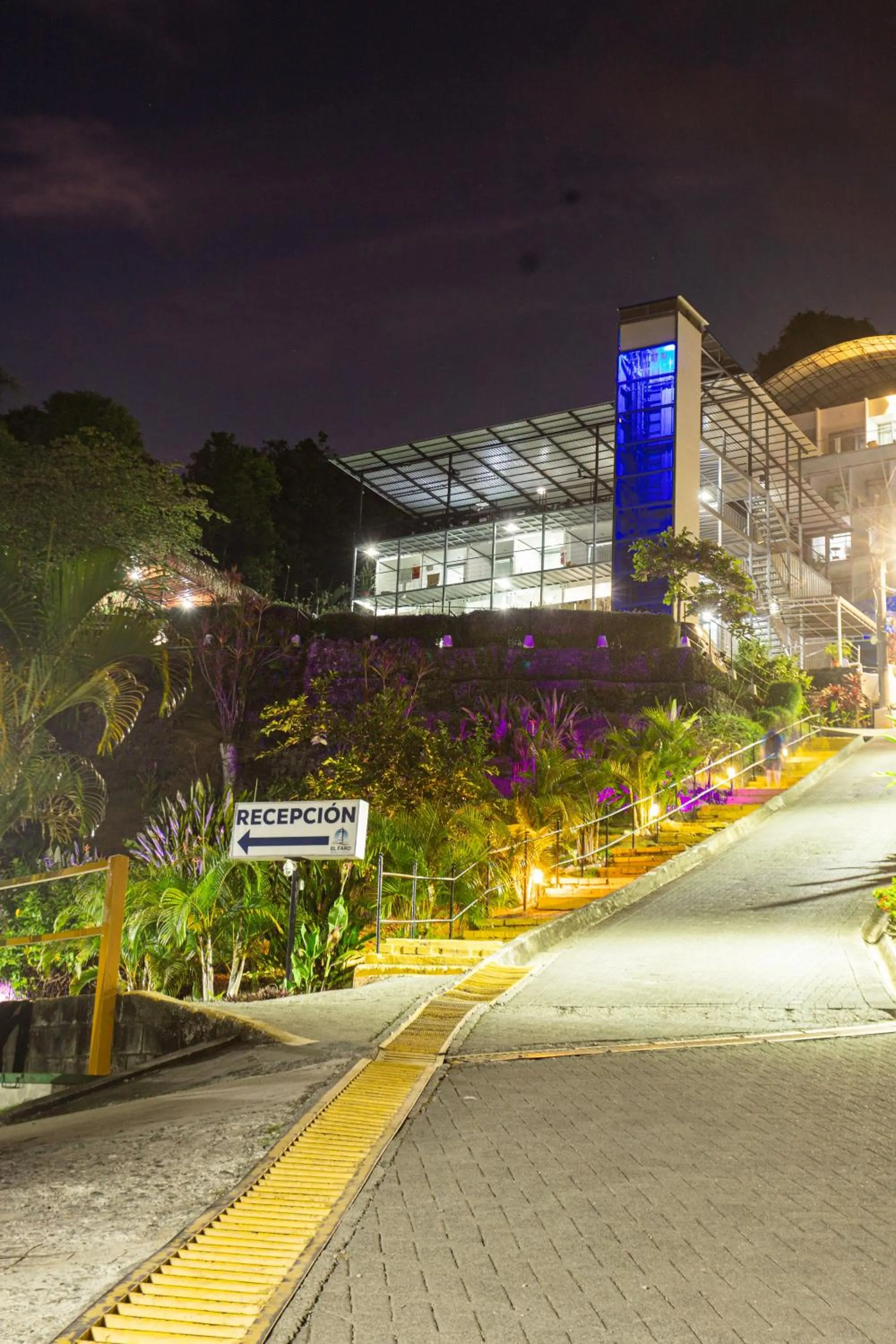 Property building in El Faro Containers Beach Hotel