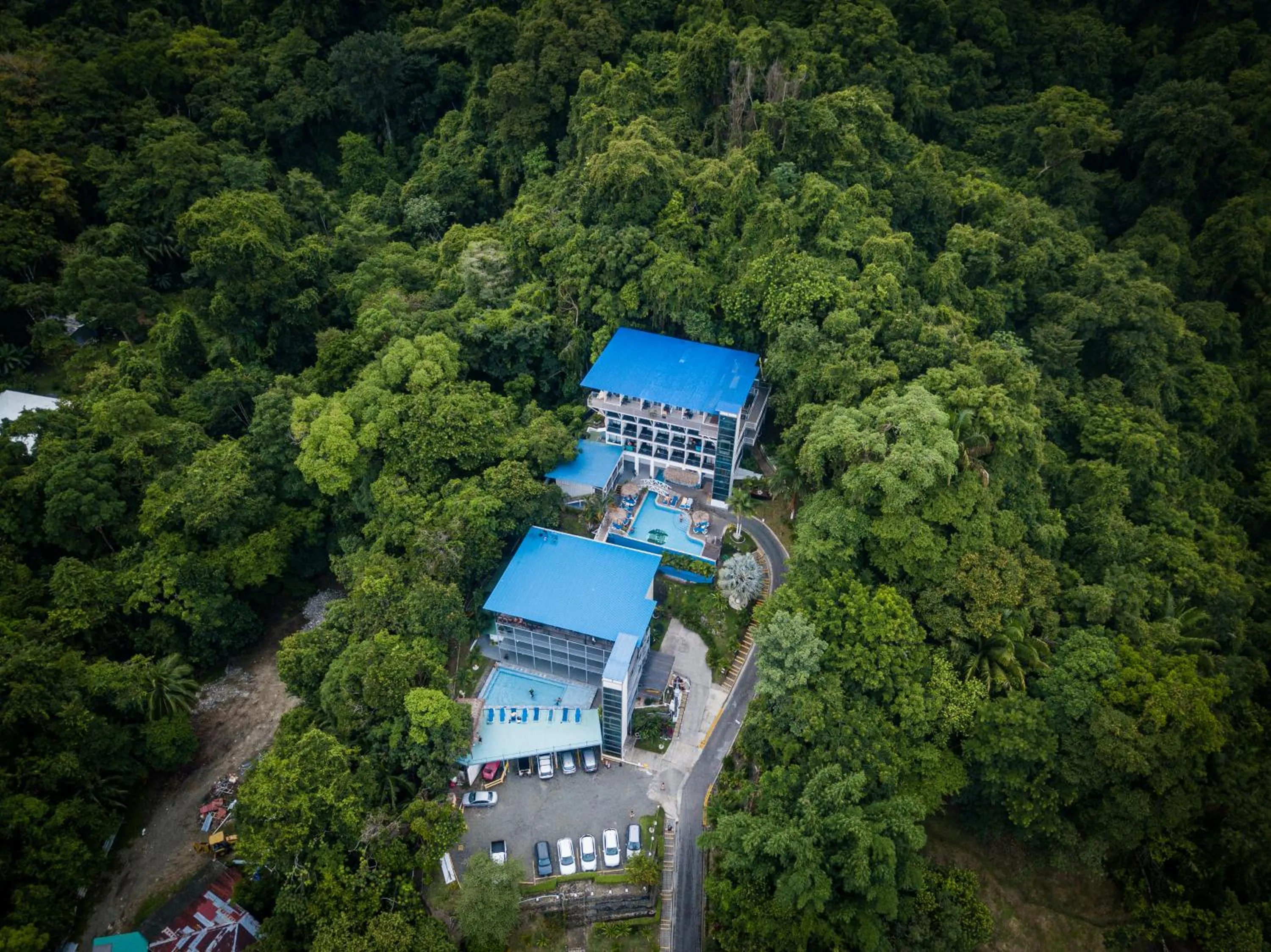 Property building in El Faro Containers Beach Hotel