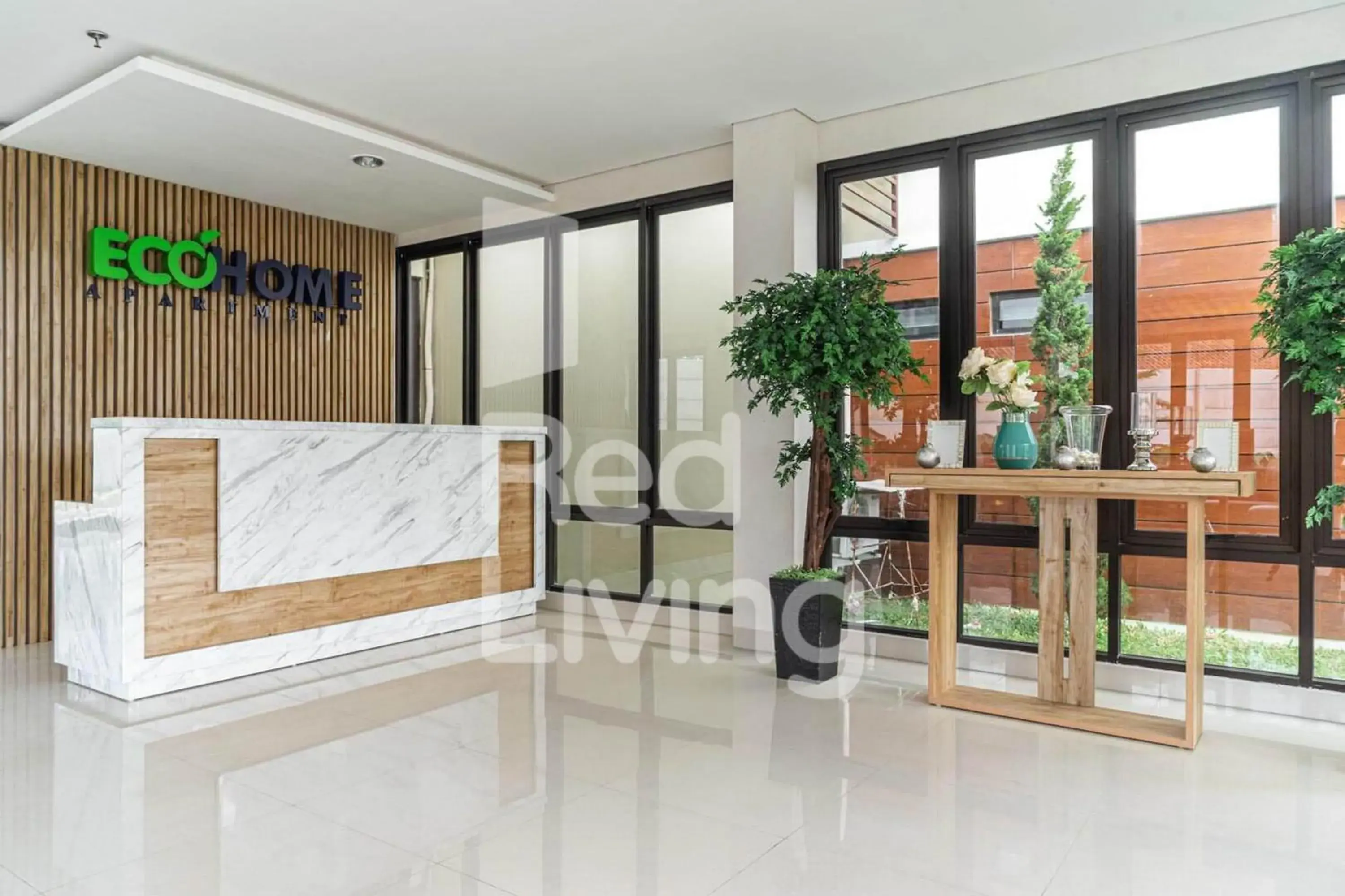 Lobby or reception in RedLiving Apartemen RQ at Ecohome Citra Raya Lobby or reception in RedLiving Apartemen RQ at Ecohome Citra Raya