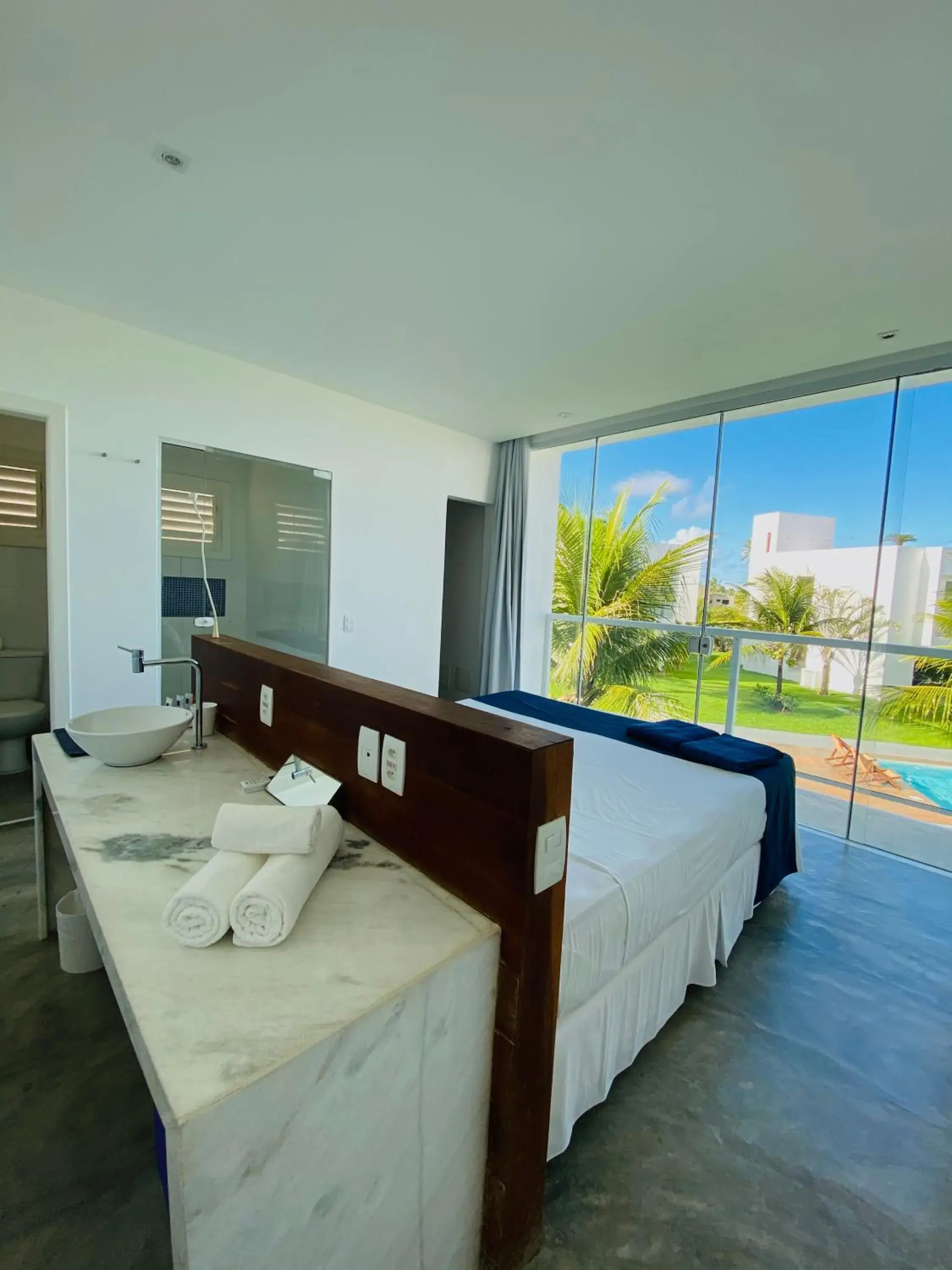 Bed in B Blue Beachouses Bed in B Blue Beachouses