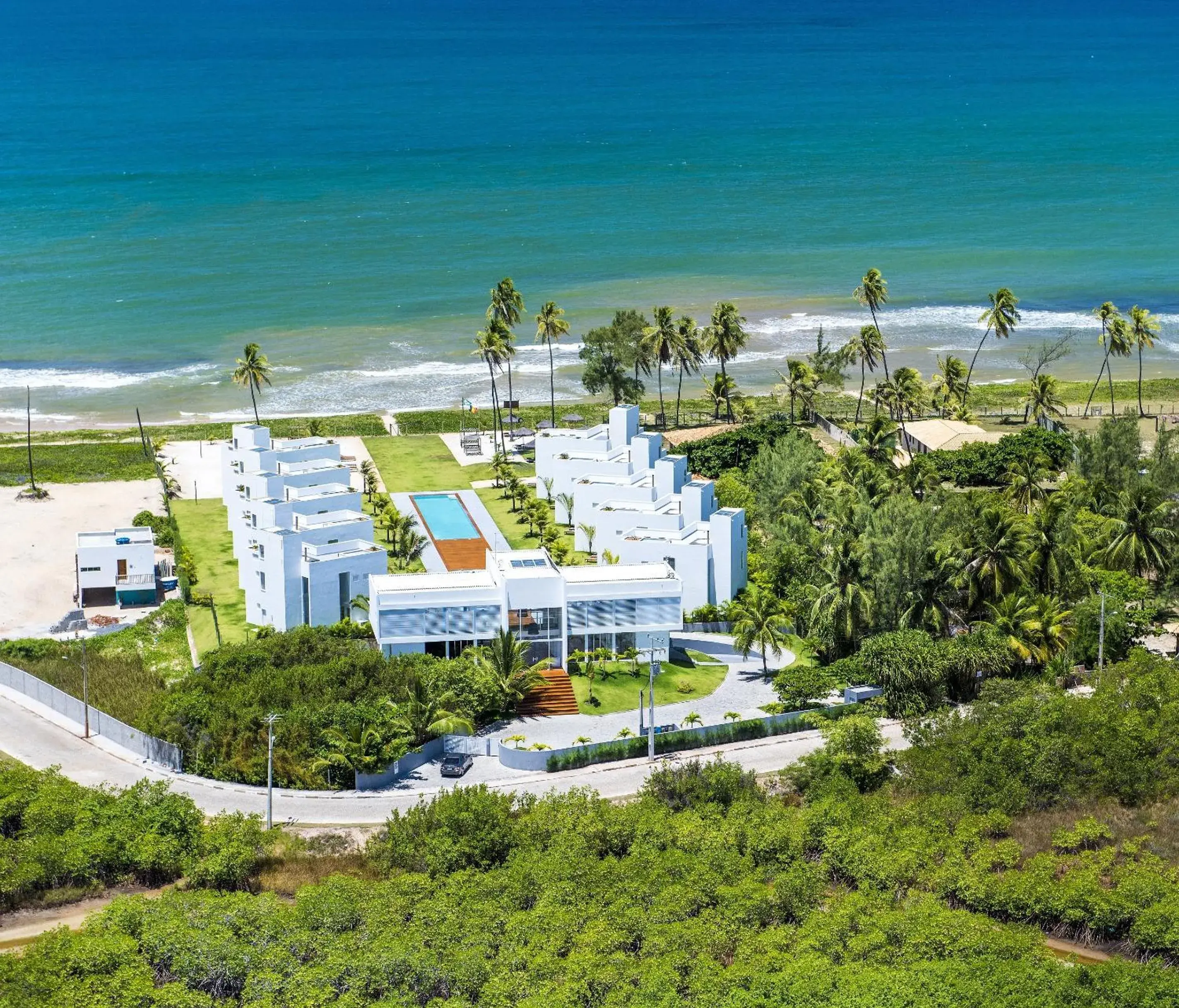 Bird's eye view in B Blue Beachouses Bird's eye view in B Blue Beachouses